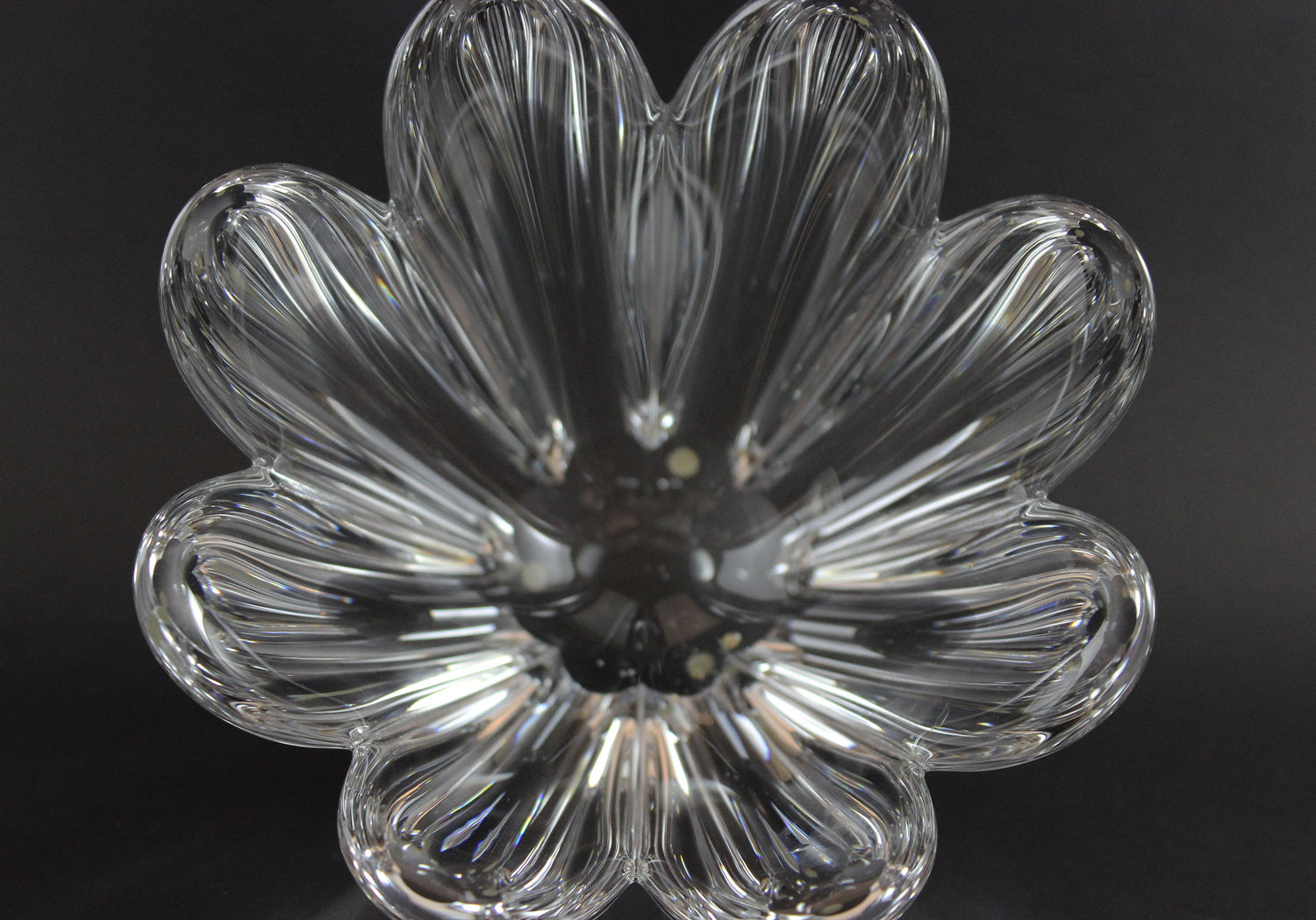 Orrefors, Mayflower Eight Petal Bowl