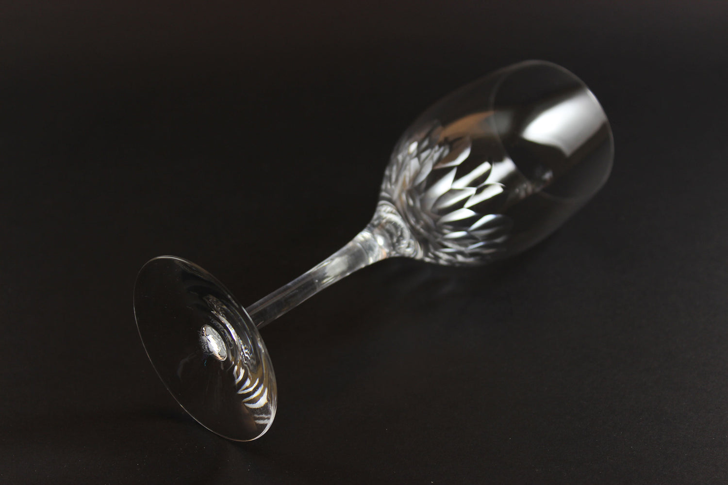 Five Orrefors Prelude Clear White Wine Glasses