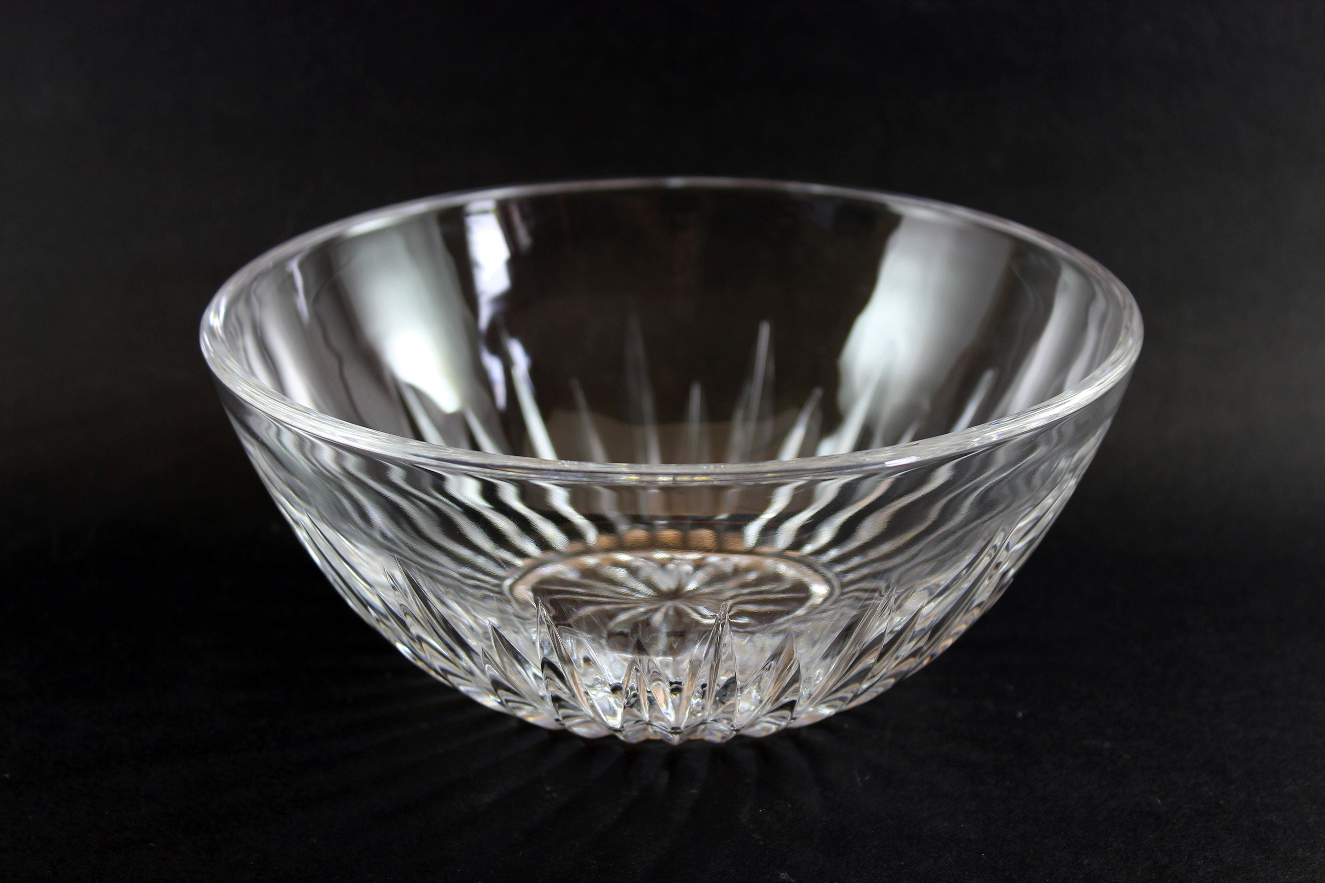 Princess House Crystal, Highlights Pattern, Bowl, Creamer and Sugar Bowl