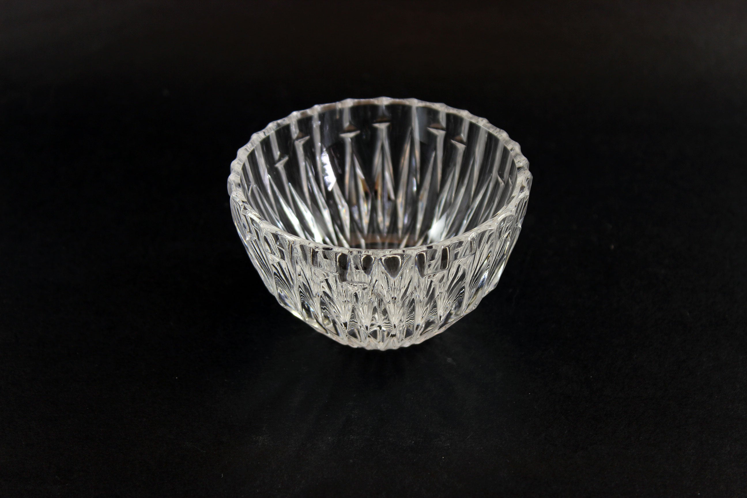 Princess House Crystal, Highlights Pattern, Bowl, Creamer and Sugar Bowl