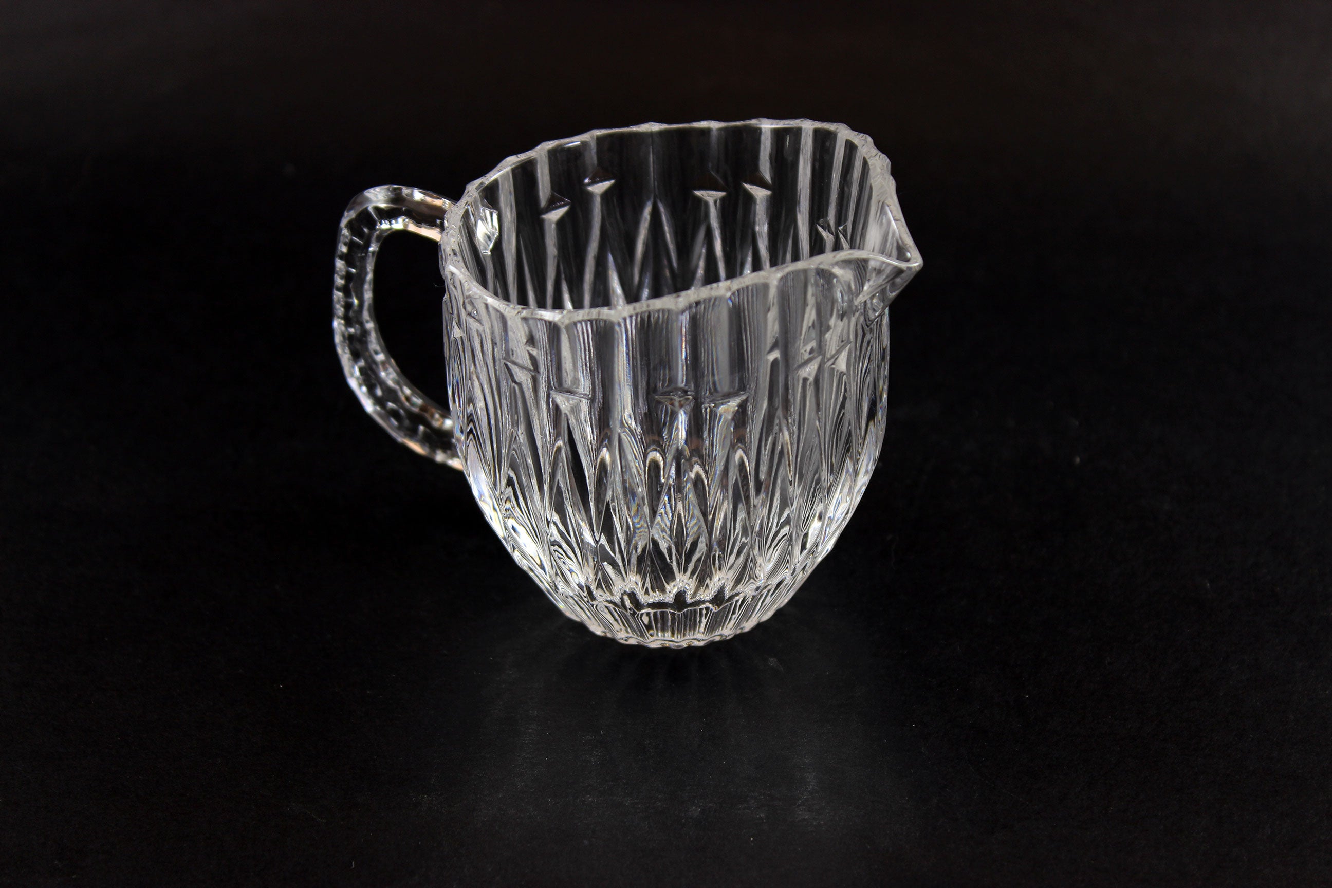 Princess House Crystal, Highlights Pattern, Bowl, Creamer and Sugar Bowl
