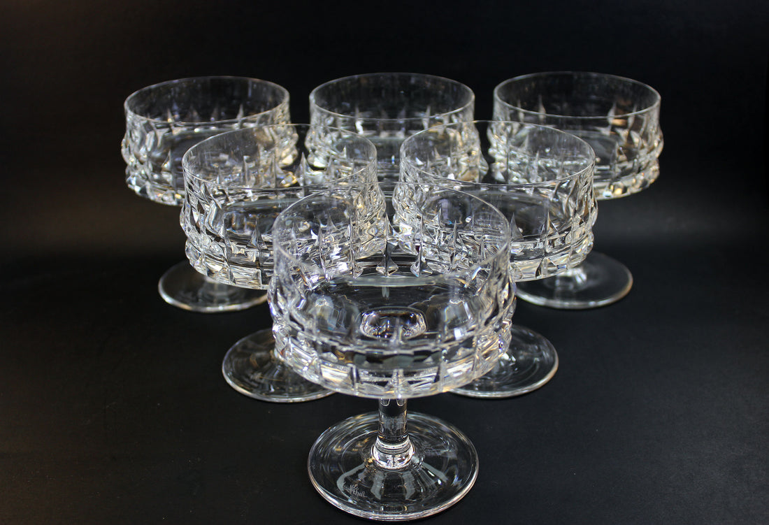 Rosenthal Holdfast Champagne Coupe or High Dessert Glasses