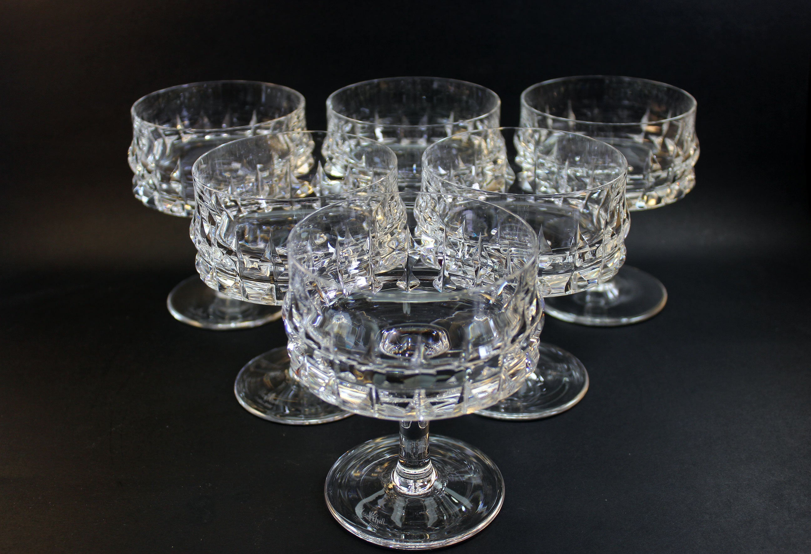 Rosenthal Holdfast Champagne Coupe or High Dessert Glasses