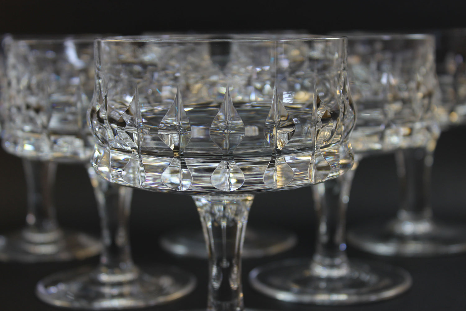 Rosenthal Holdfast Champagne Coupe or High Dessert Glasses