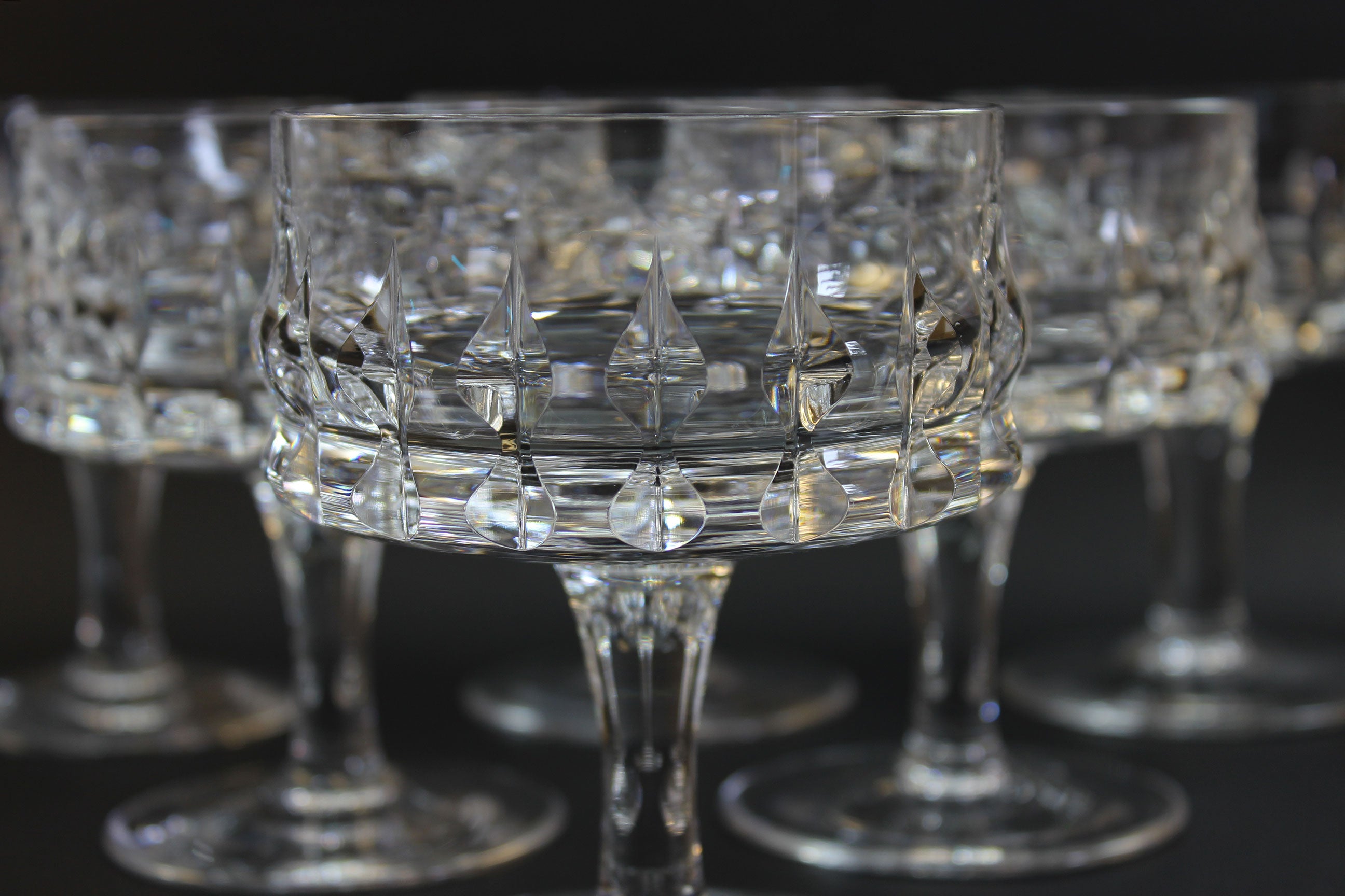 Rosenthal Holdfast Champagne Coupe or High Dessert Glasses