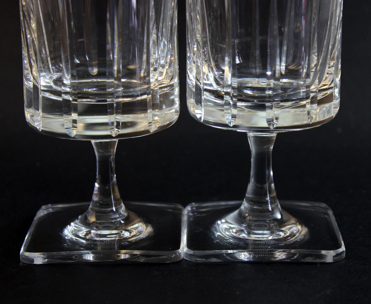 Rosenthal Studio Line, Wedge Cut Pattern Glasses