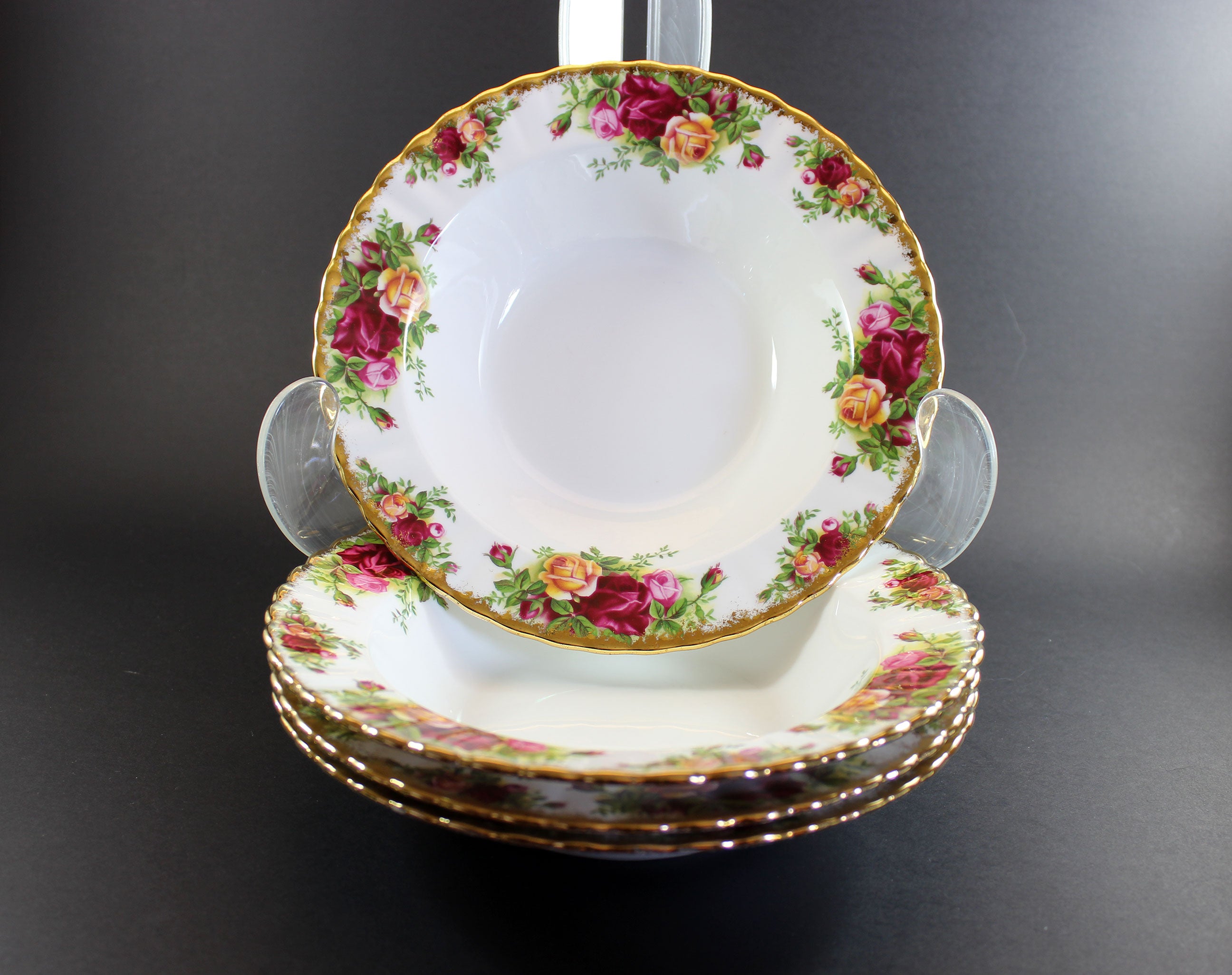 Royal Albert, Old Country Roses, Rimmed Soup Bowls