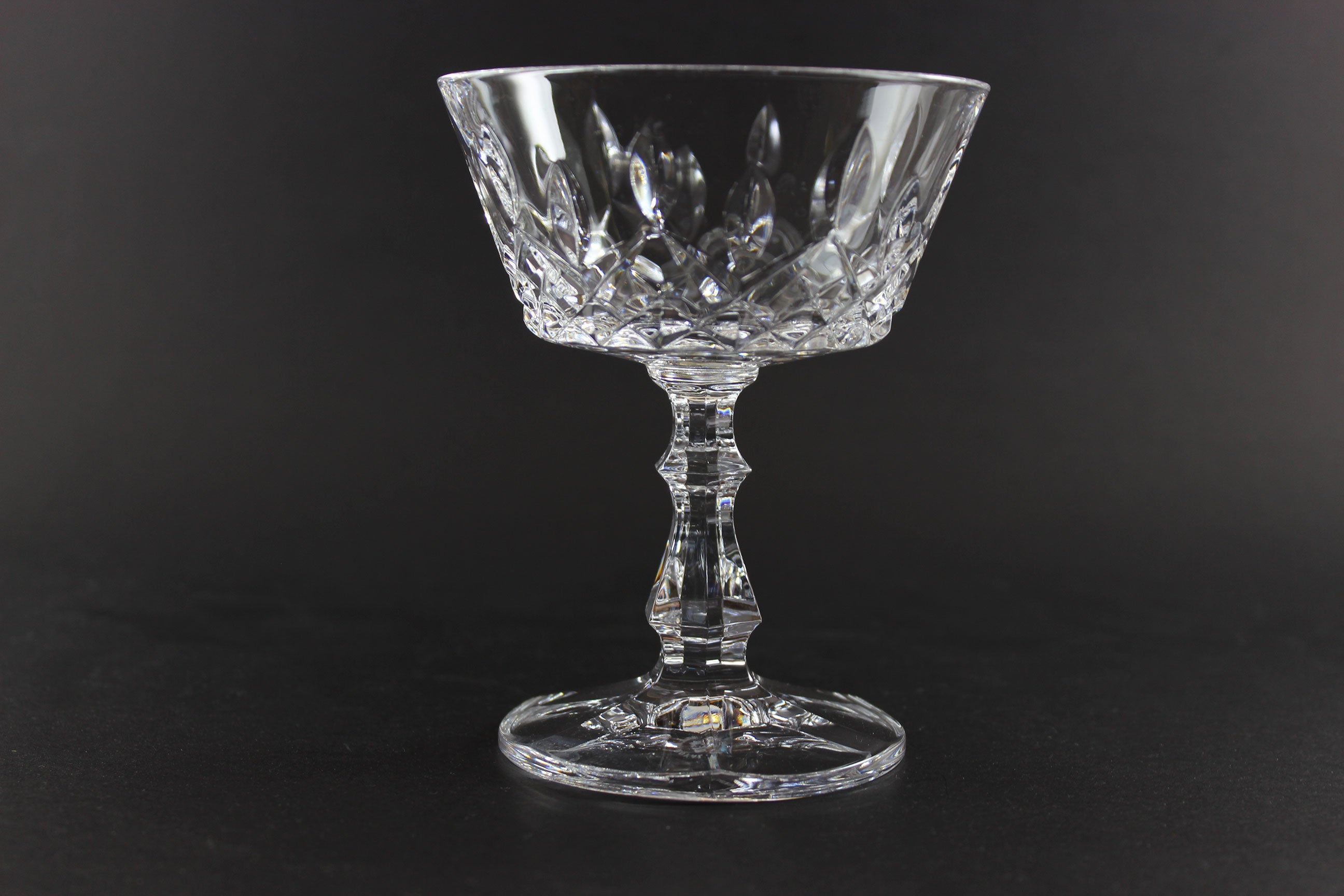Royal Crystal Rock, Shannon Pattern, Champagne or Tall Sherbet Glass