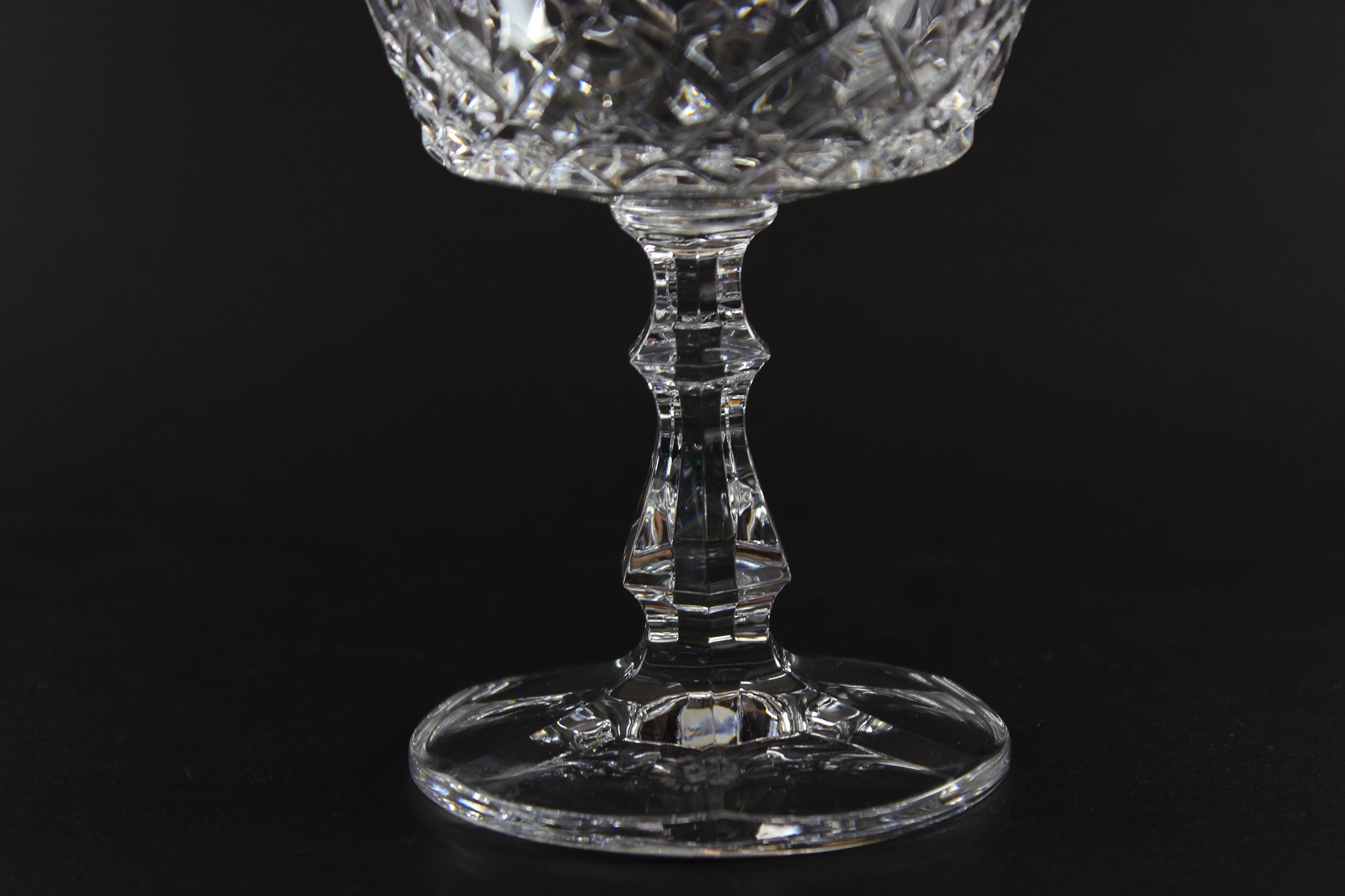 Royal Crystal Rock, Shannon Pattern, Champagne or Tall Sherbet Glass