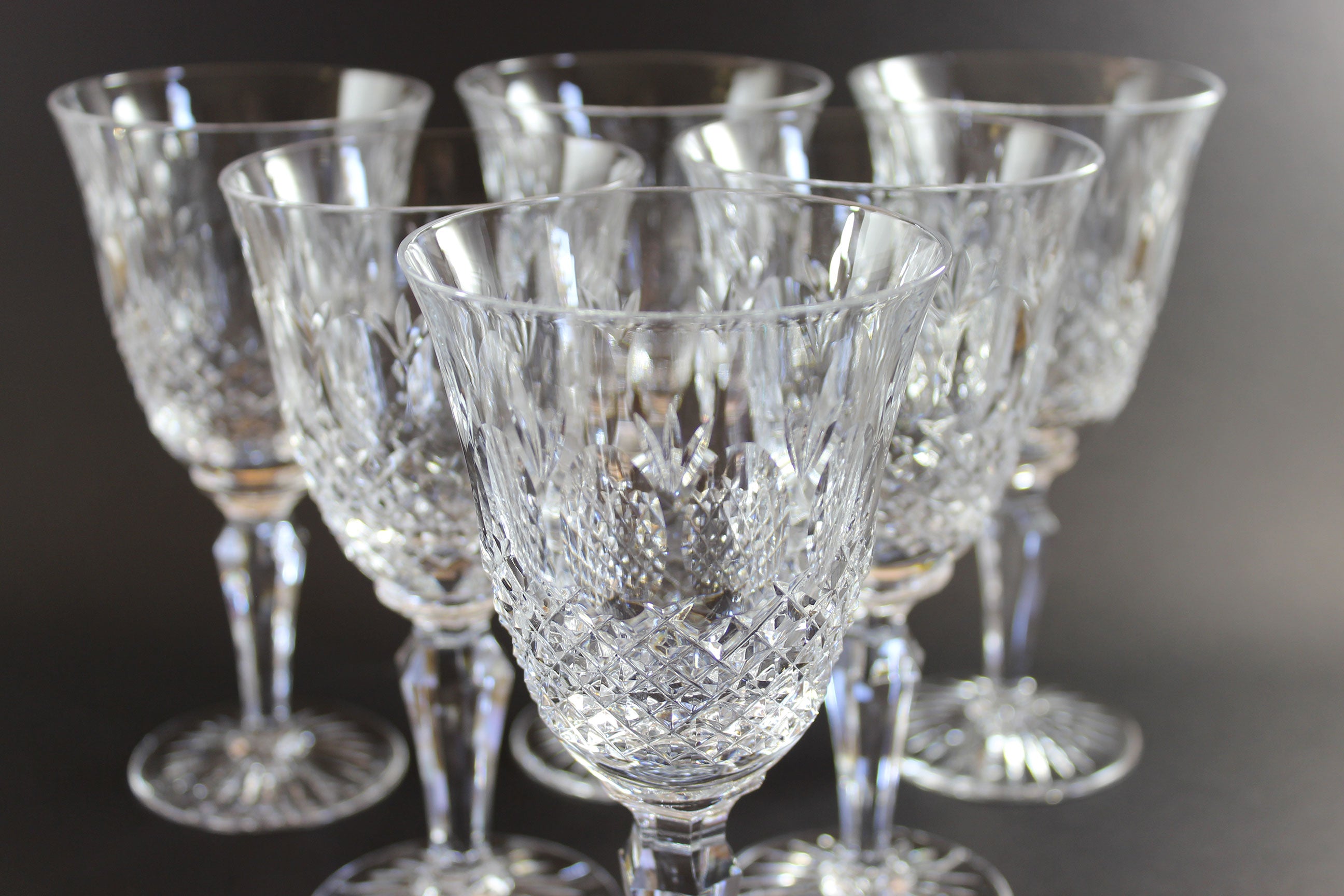 Royal Doulton Crystal, Windsor Pattern, Red Wine Glass