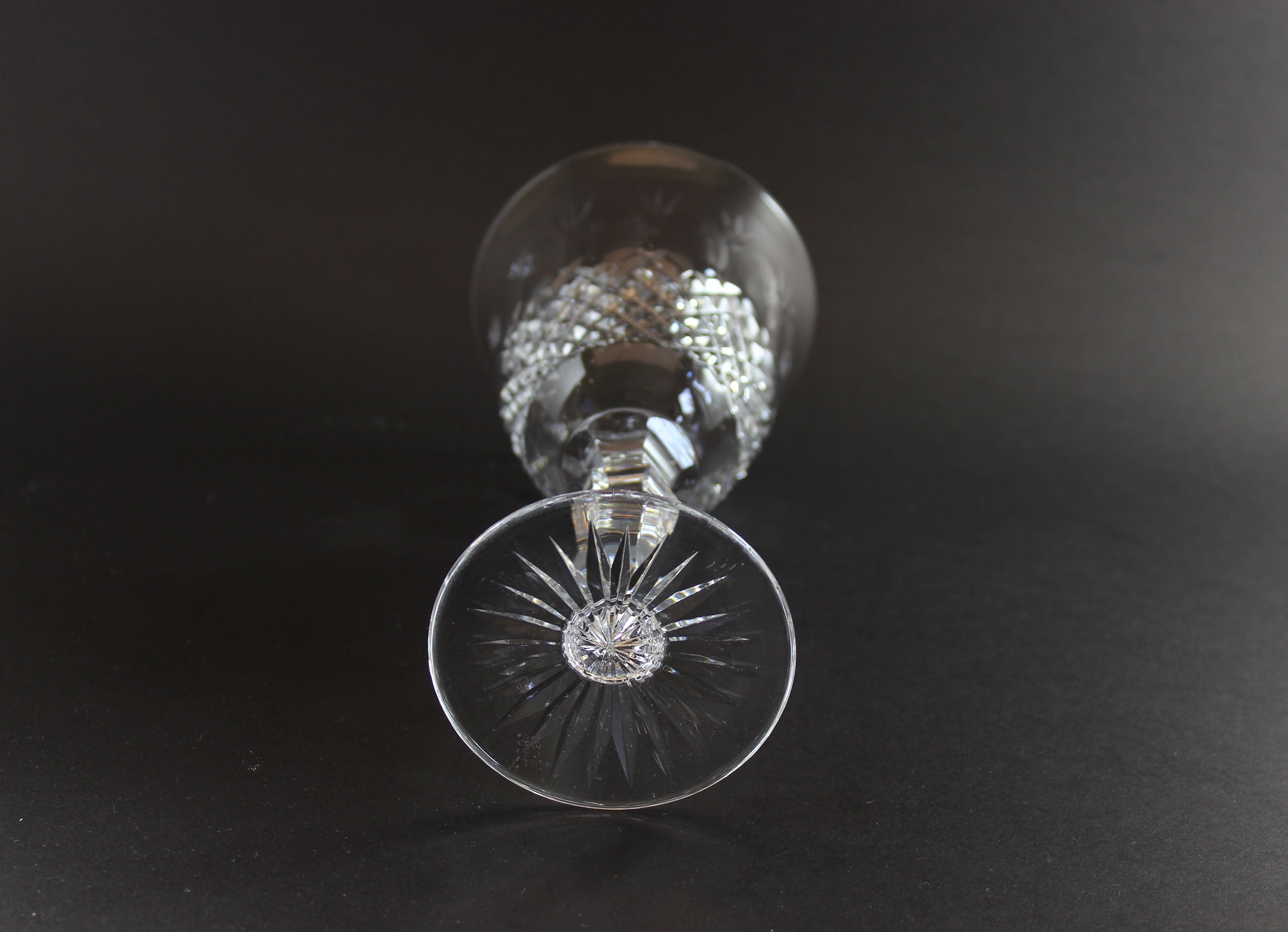 Royal Doulton Crystal, Windsor Pattern, Red Wine Glass