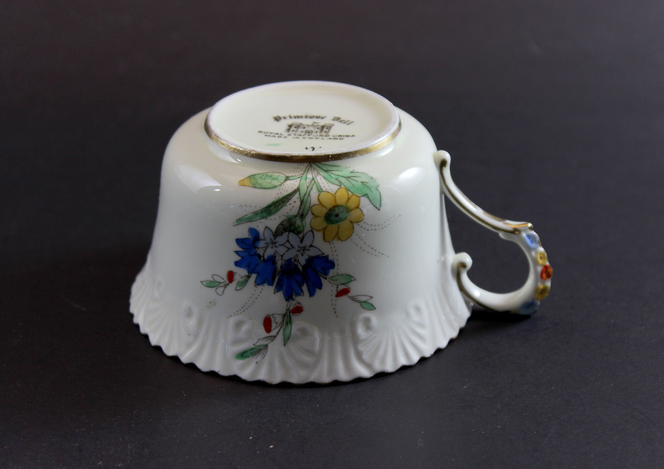 Royal Stafford China, Primrose Dell, Tea Trios with Cake Serving Plate