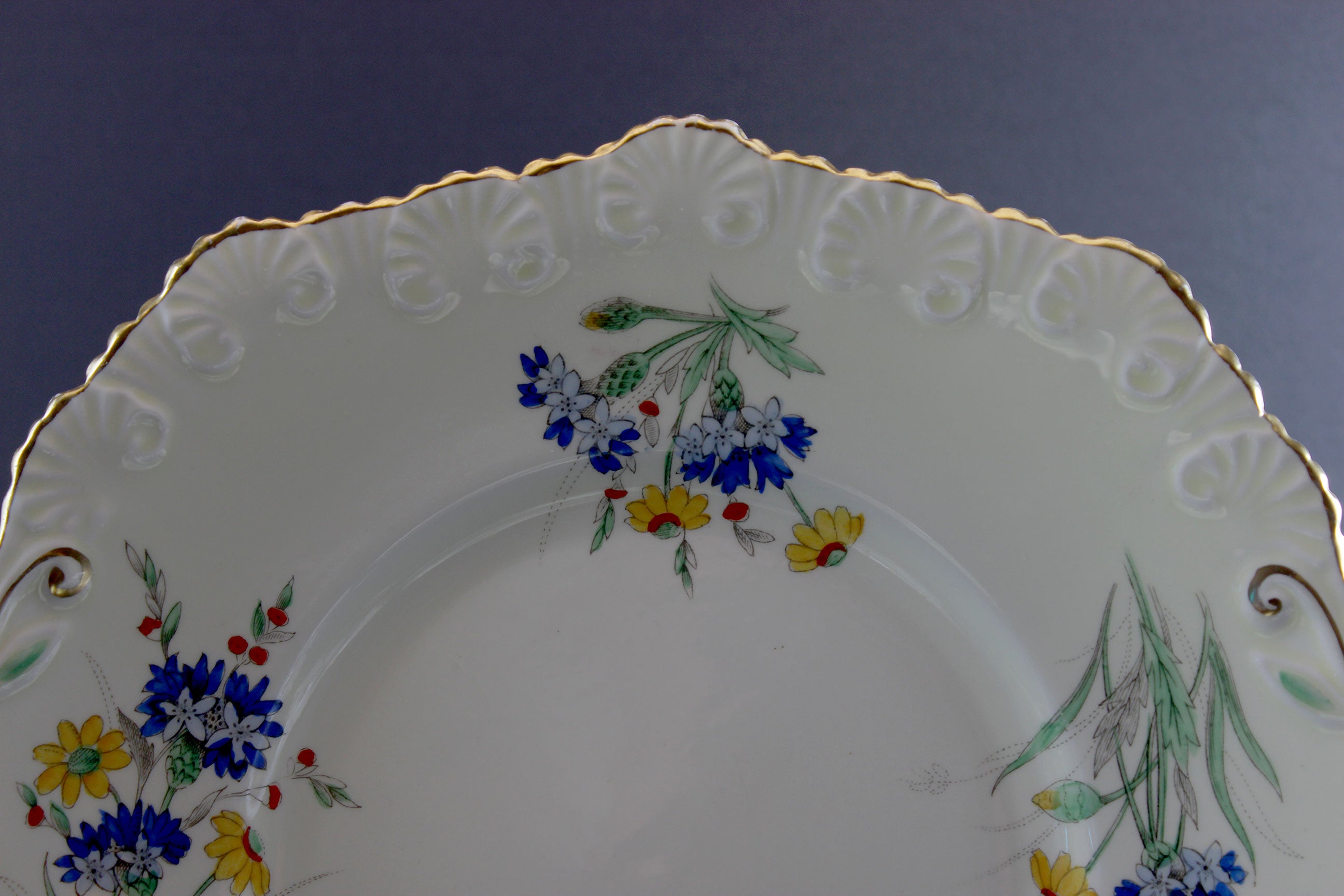 Royal Stafford China, Primrose Dell, Tea Trios with Cake Serving Plate