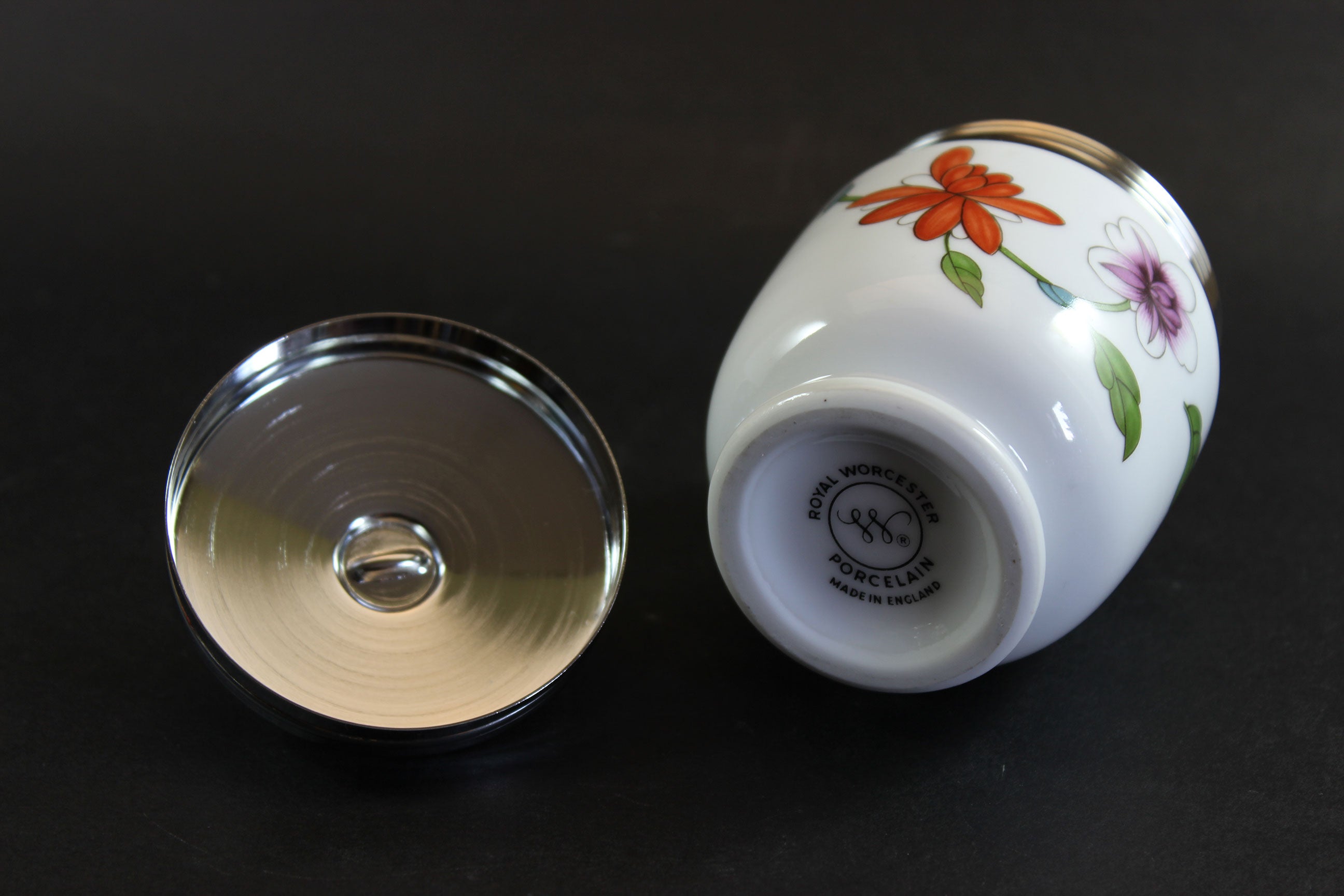 Royal Worcester, King Size Egg Coddler, Astley Pattern