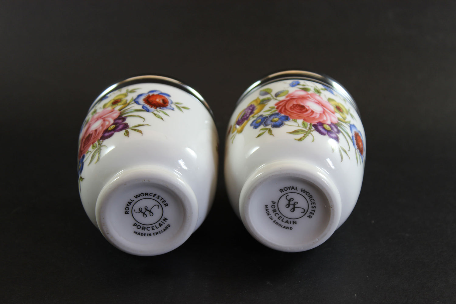 Royal Worcester, King Size Egg Coddler, Bournemouth Pattern