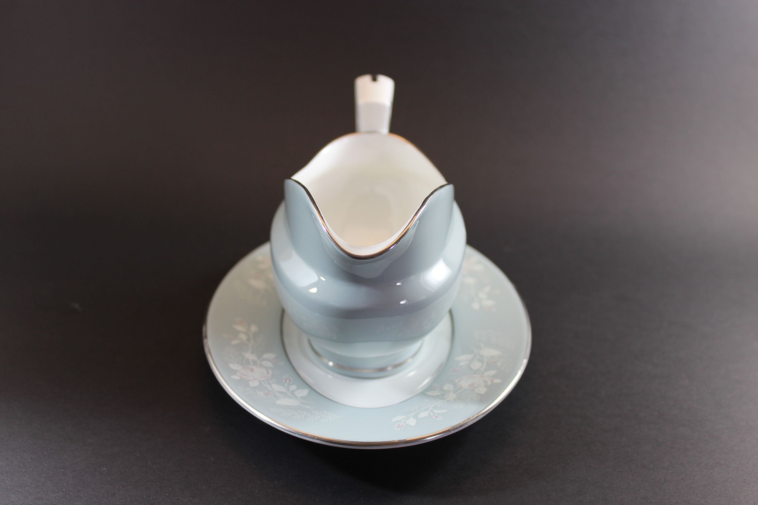 Royal Worcester, Bridal Rose, Gravy Boat and Under Plate