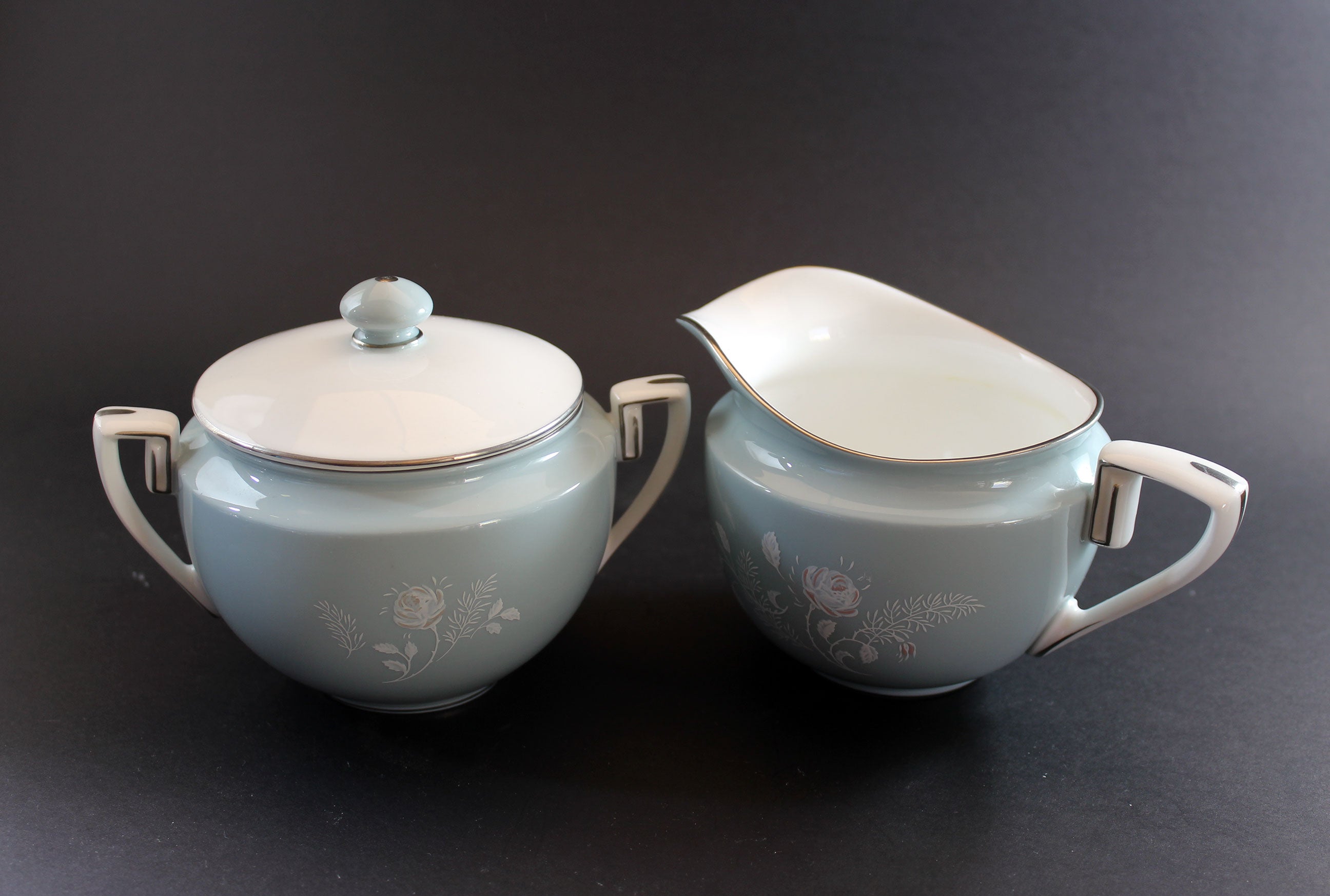 Royal Worcester, Bridal Rose, Teapot, Cream and Sugar Set