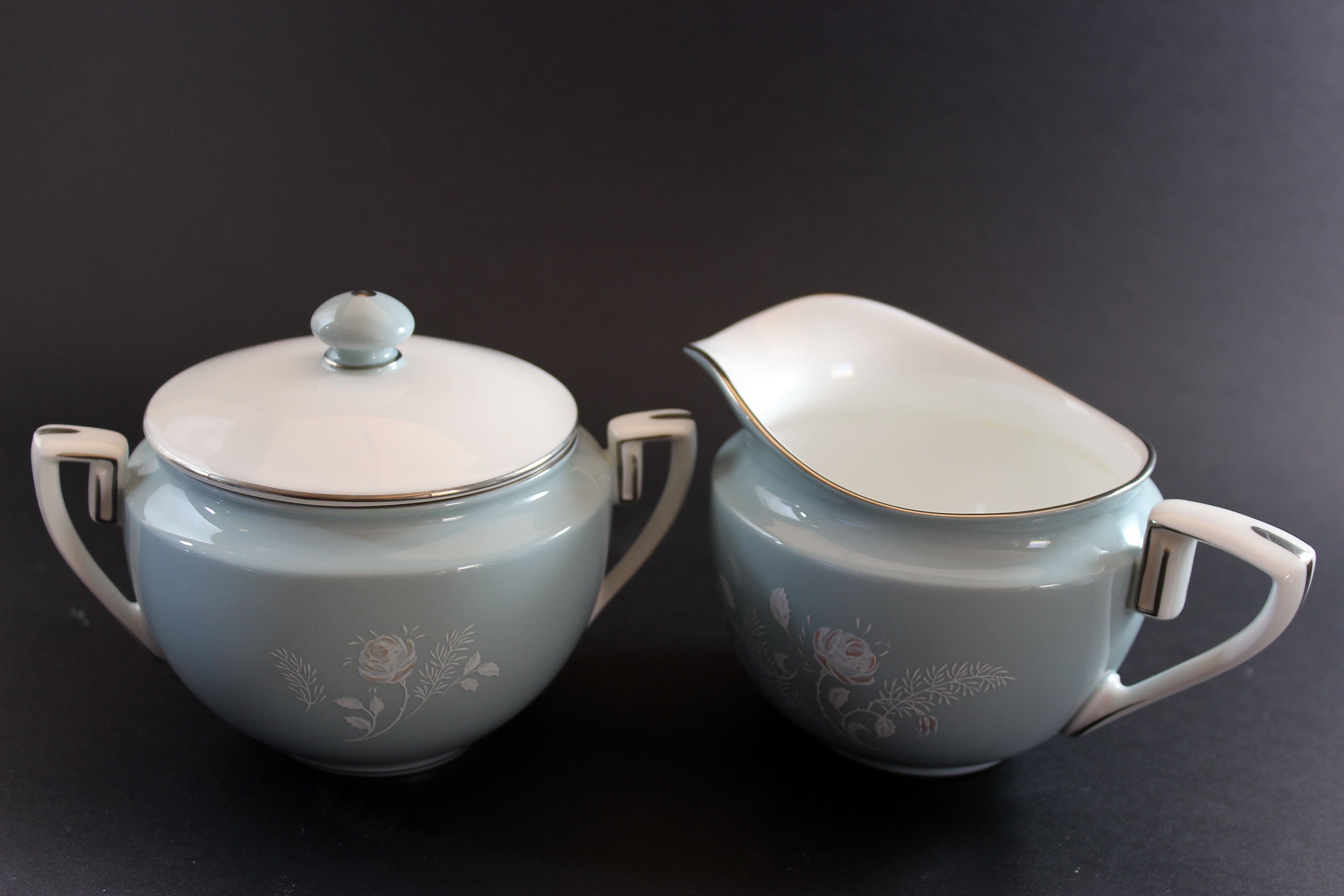 Royal Worcester, Bridal Rose, Teapot, Cream and Sugar Set