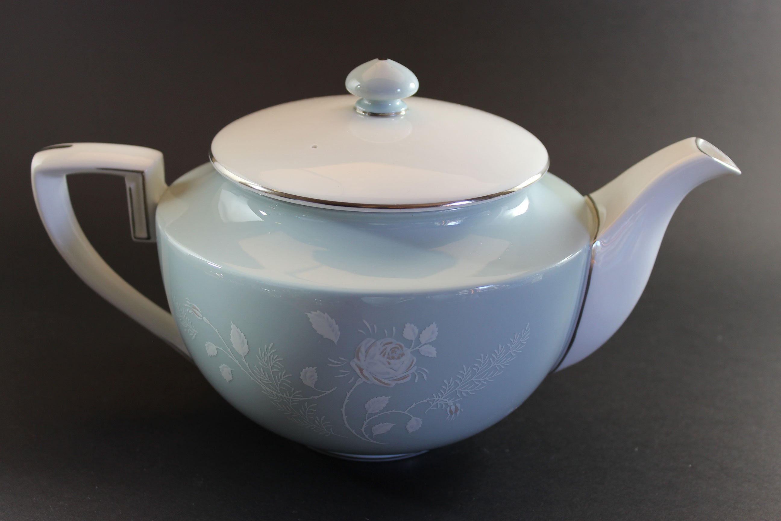 Royal Worcester, Bridal Rose, Teapot, Cream and Sugar Set