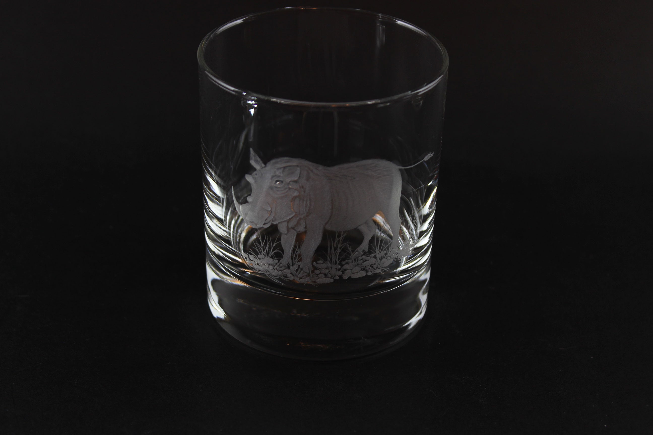 Safari Big Game Low Ball or Old Fashioned Glasses