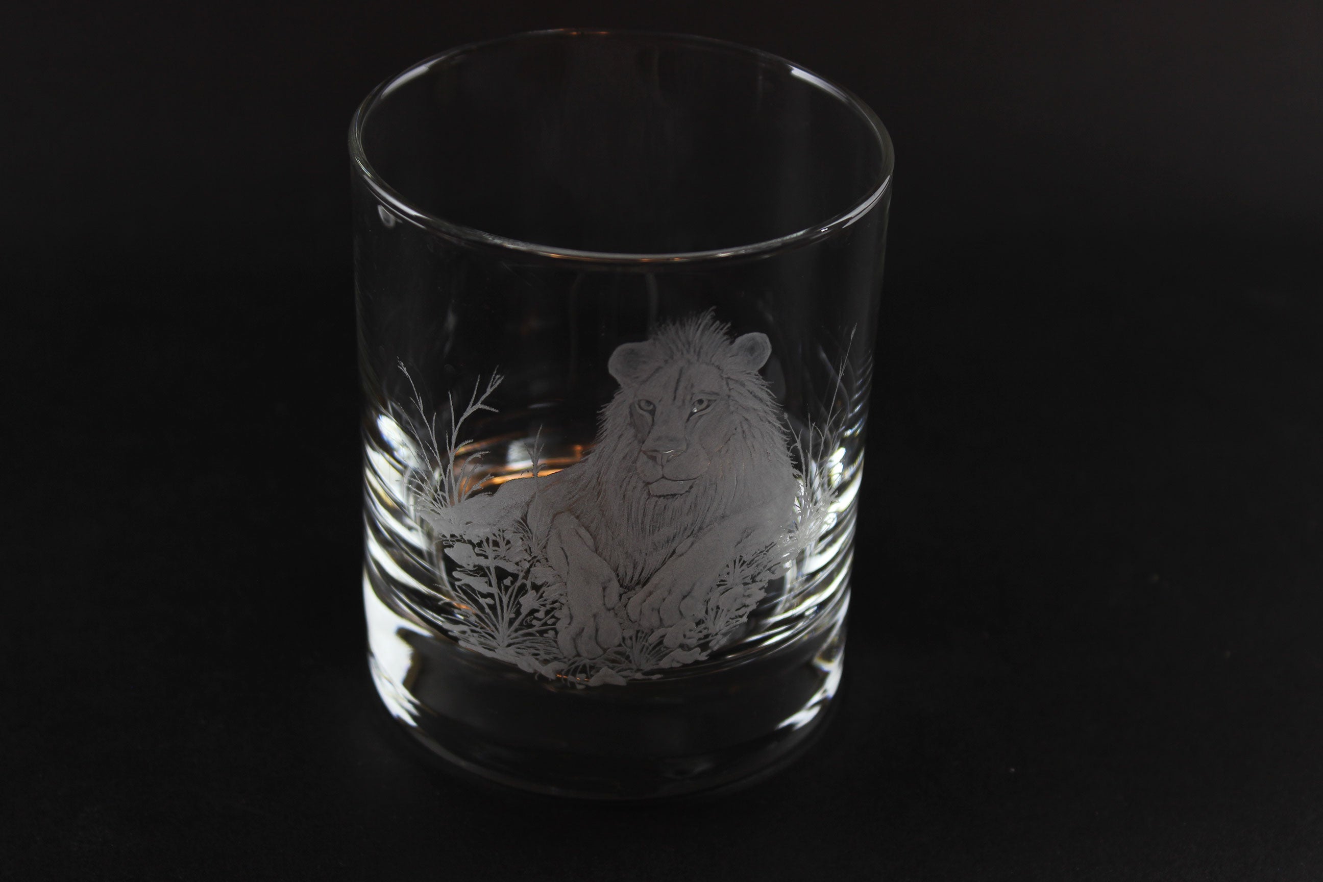 Safari Big Game Low Ball or Old Fashioned Glasses