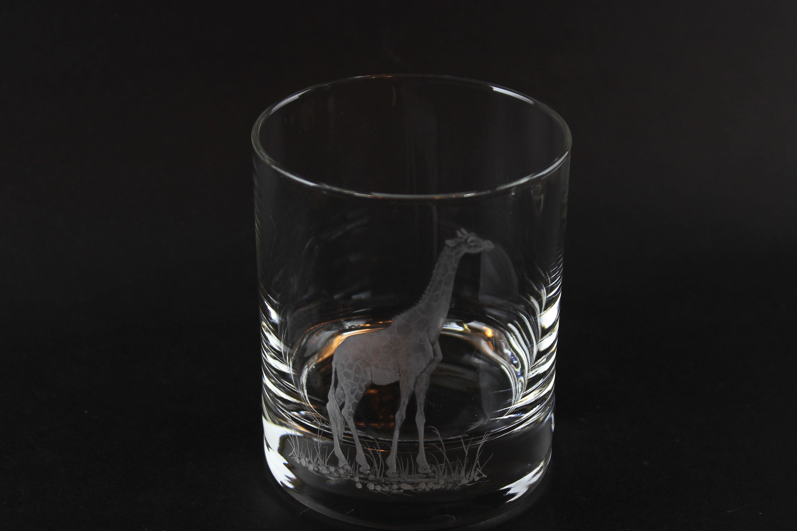 Safari Big Game Low Ball or Old Fashioned Glasses