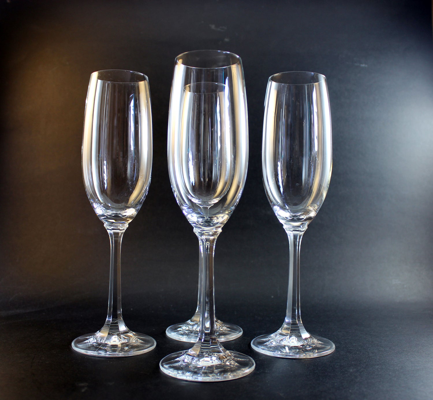 Schott-Zwiesel Crystal, Banquet Pattern, Fluted Champagne Glasses