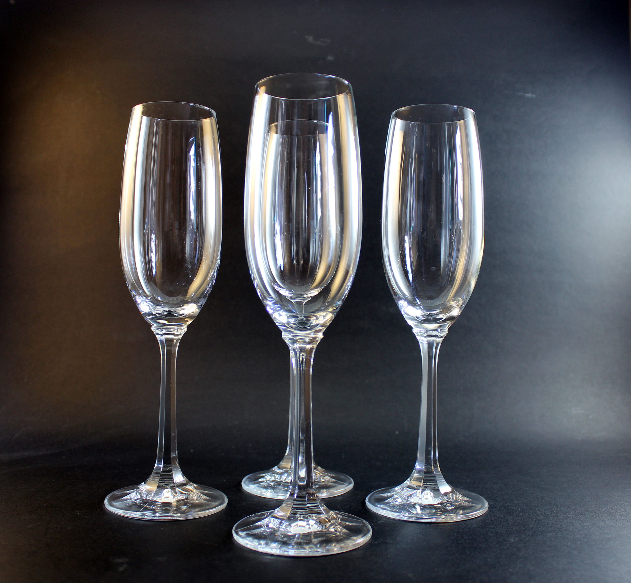 Schott-Zwiesel Crystal, Banquet Pattern, Fluted Champagne Glasses