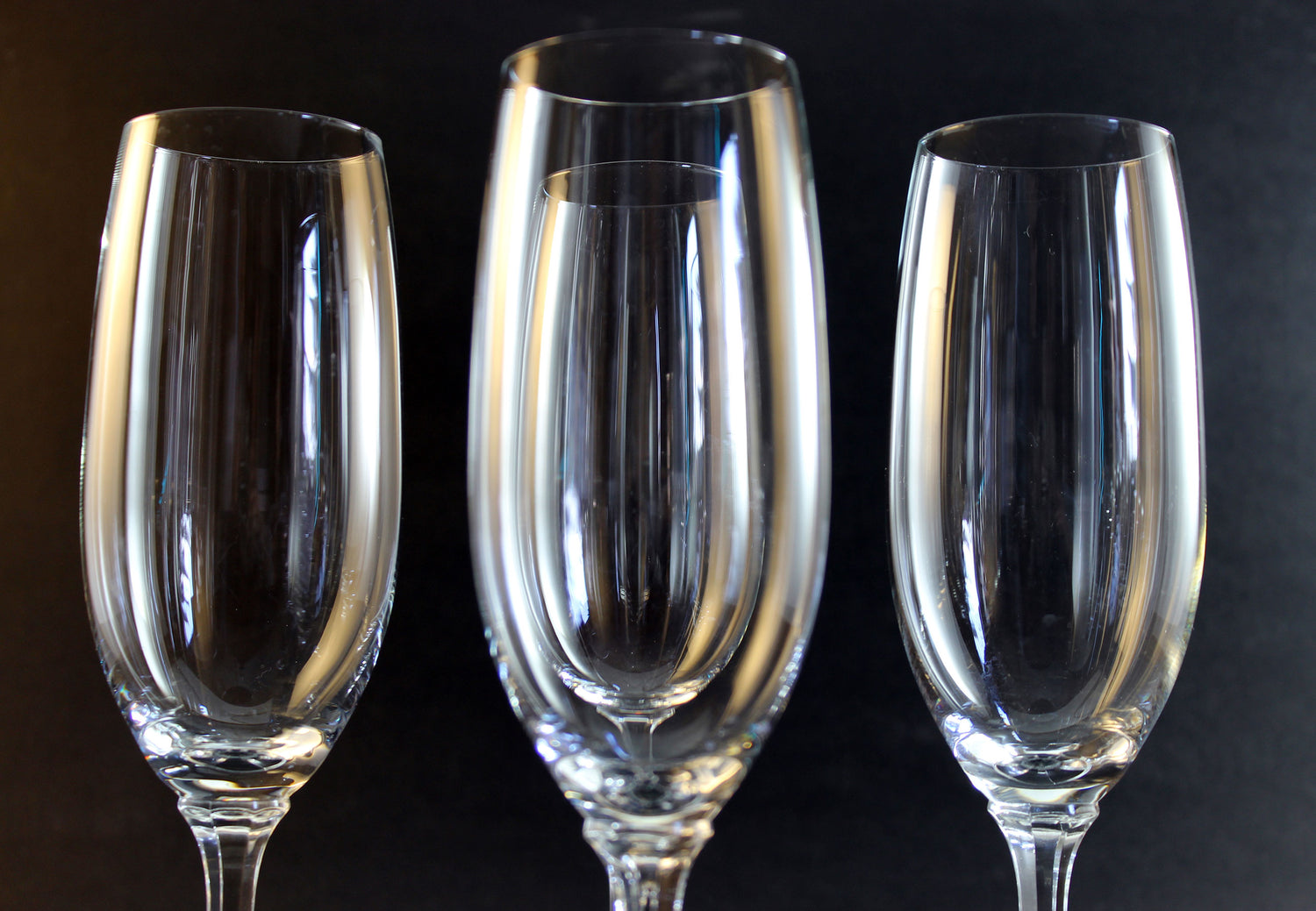 Schott-Zwiesel Crystal, Banquet Pattern, Fluted Champagne Glasses