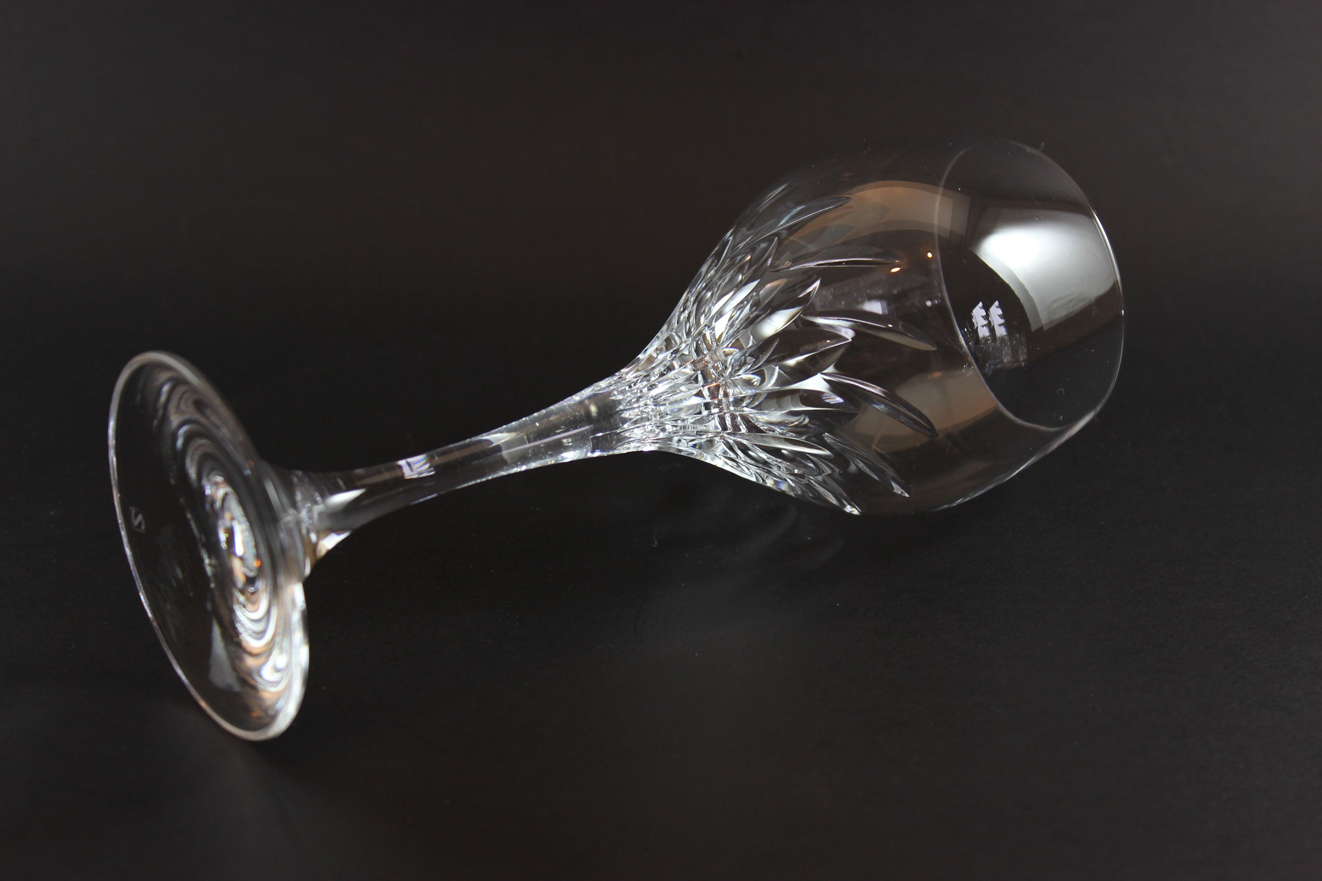 Schott-Zwiesel Crystal, Carousel Pattern, Burgundy Glasses