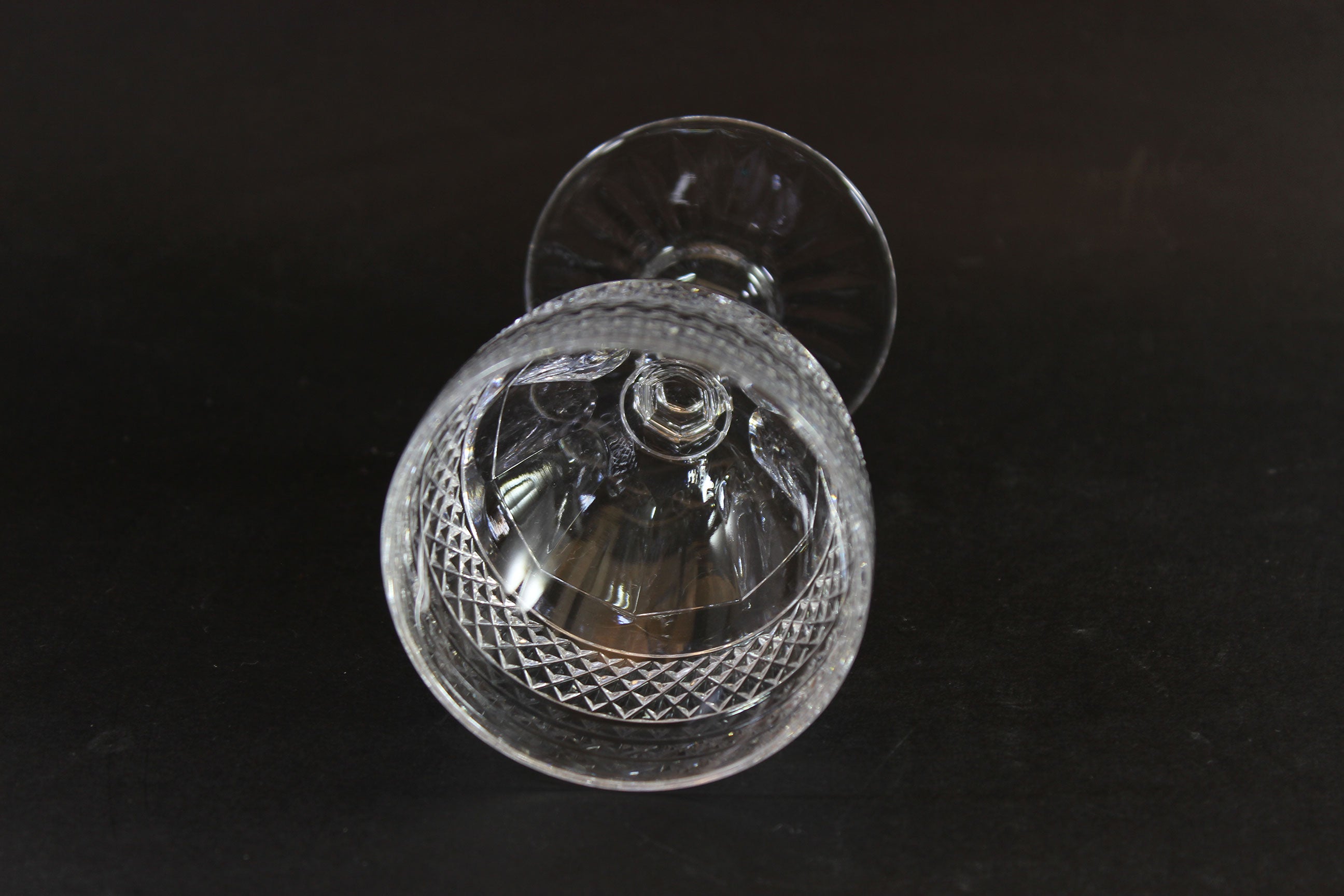 St. Louis Crystal, Trianon Pattern, Claret Wine Glass
