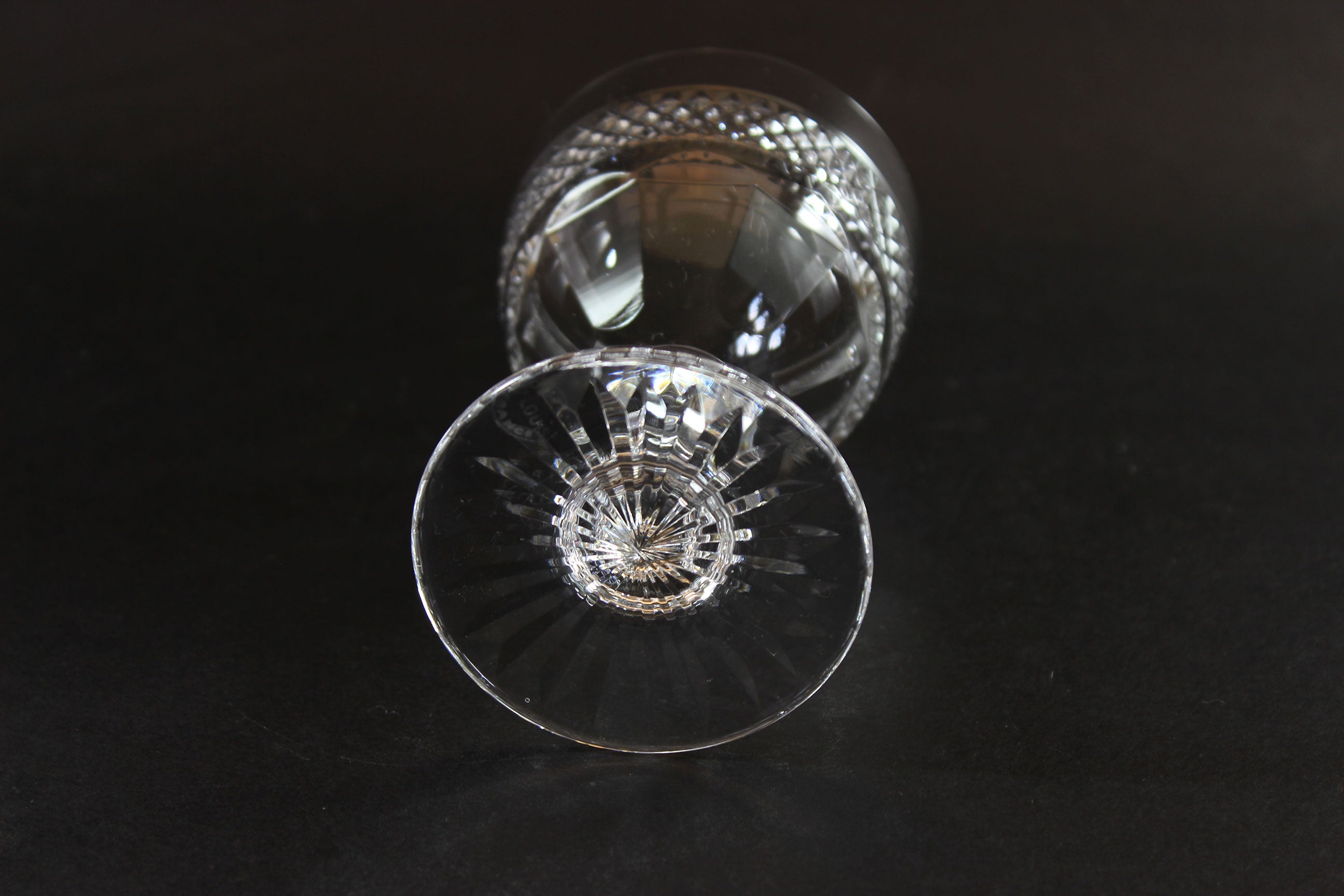 St. Louis Crystal, Trianon Pattern, Claret Wine Glass