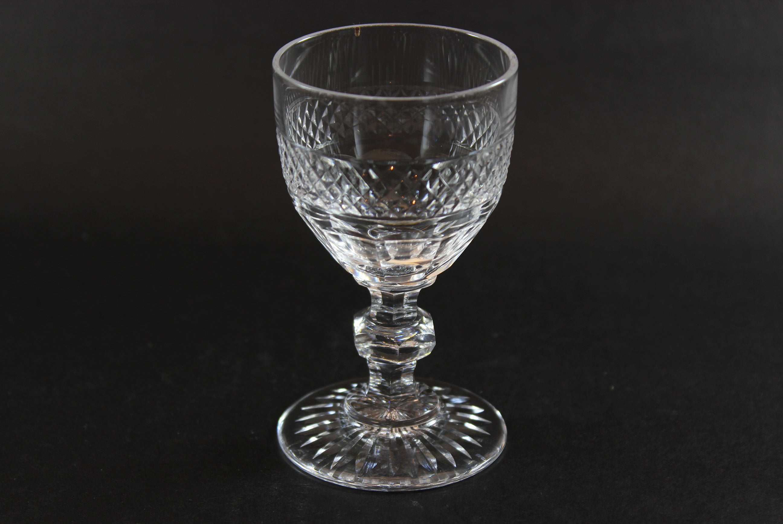 St. Louis Crystal, Trianon Pattern, Sherry or Port Glasses