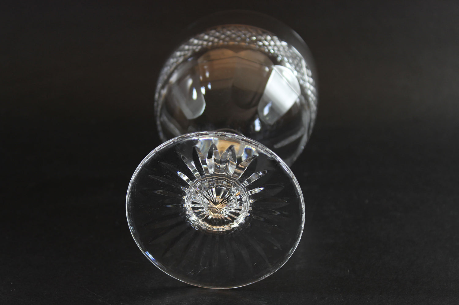 St. Louis Crystal, Trianon Pattern, Continental Goblet