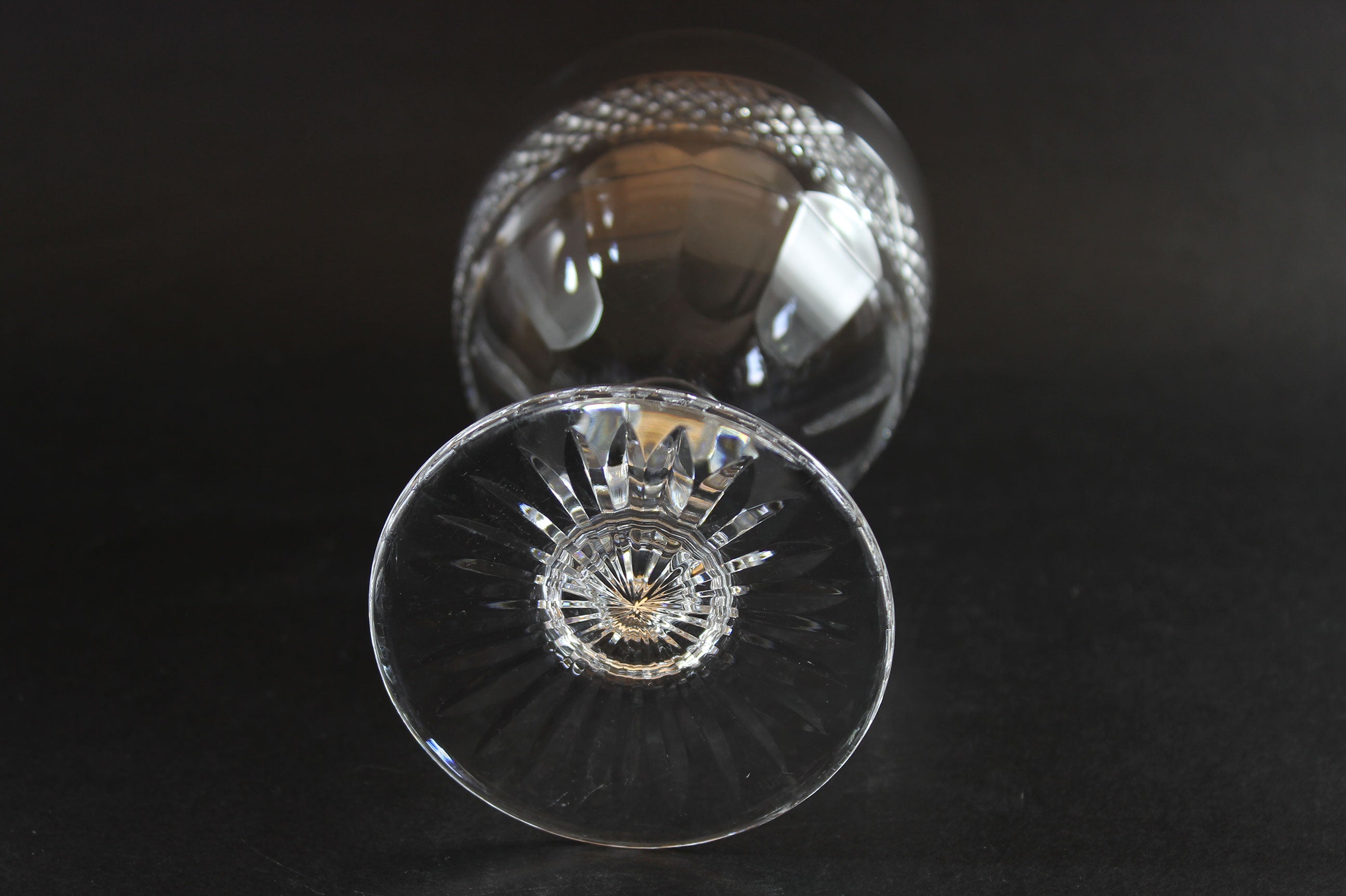 St. Louis Crystal, Trianon Pattern, Continental Goblet