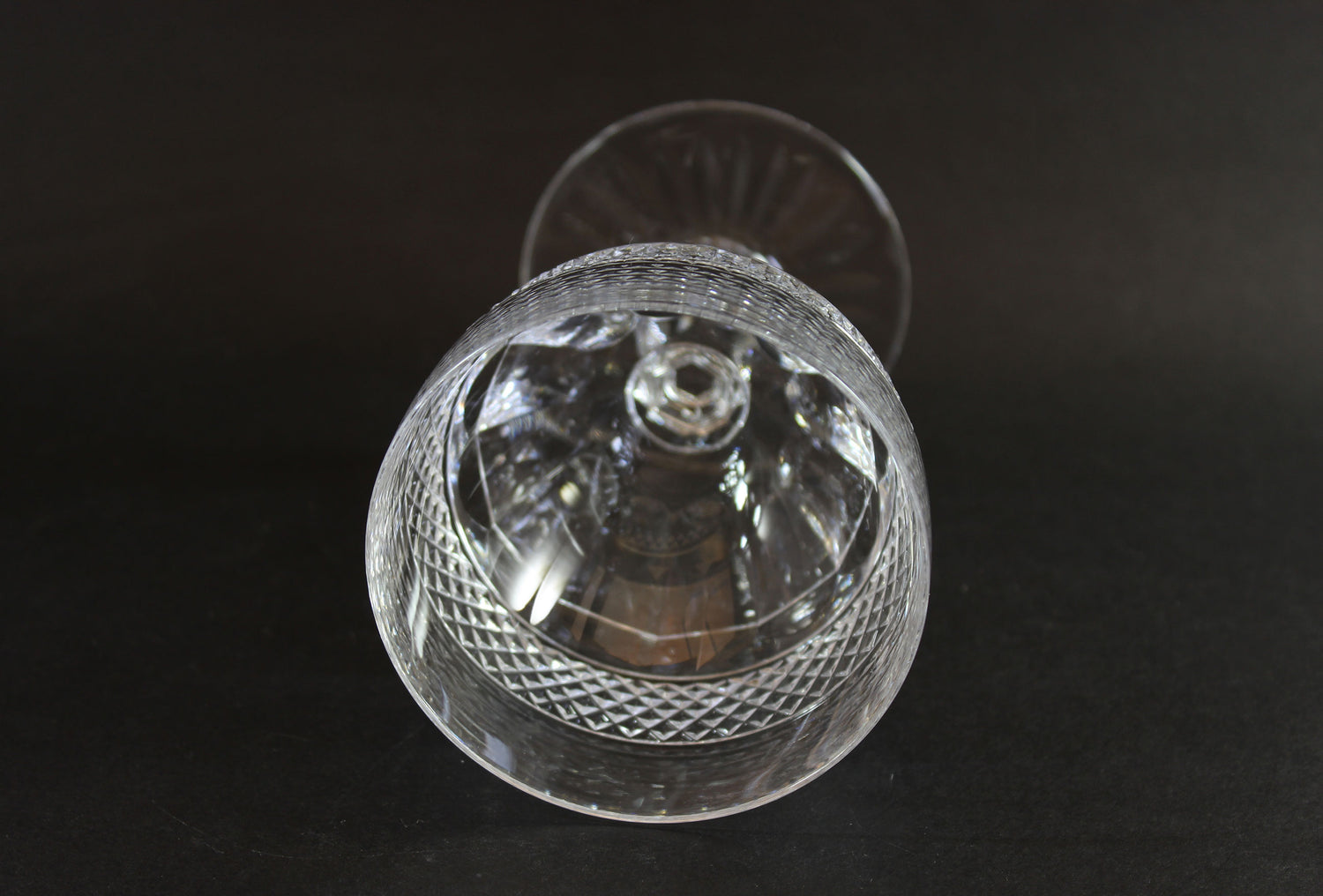 St. Louis Crystal, Trianon Pattern, Continental Goblet