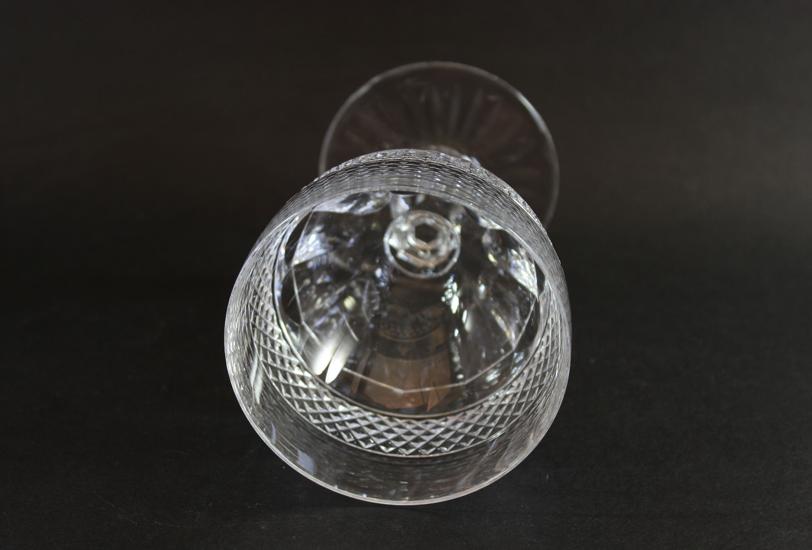 St. Louis Crystal, Trianon Pattern, Continental Goblet