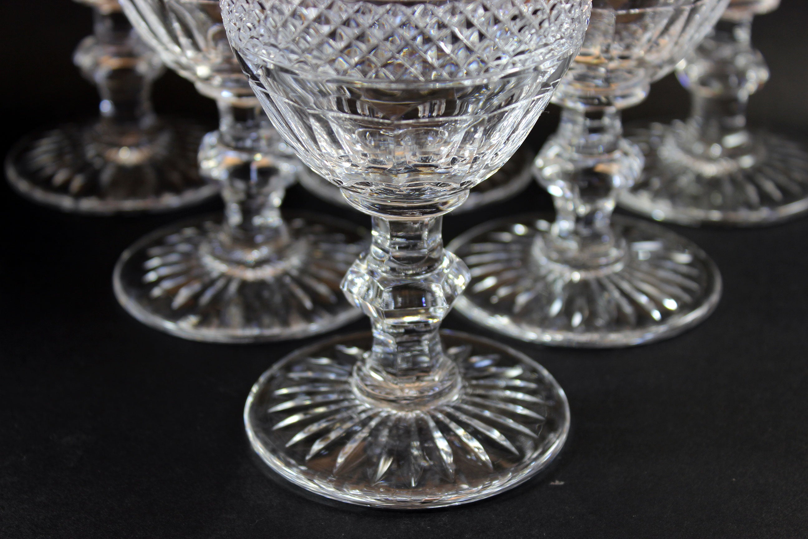 St. Louis Crystal, Trianon Pattern, Water Goblet