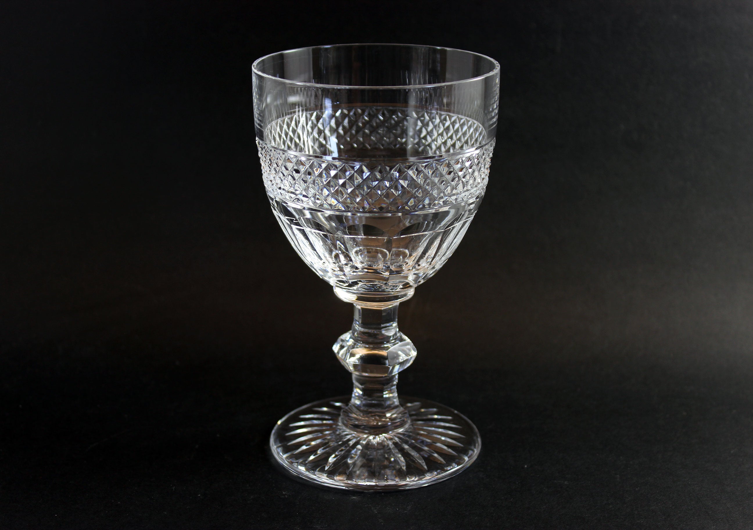 St. Louis Crystal, Trianon Pattern, Water Goblet