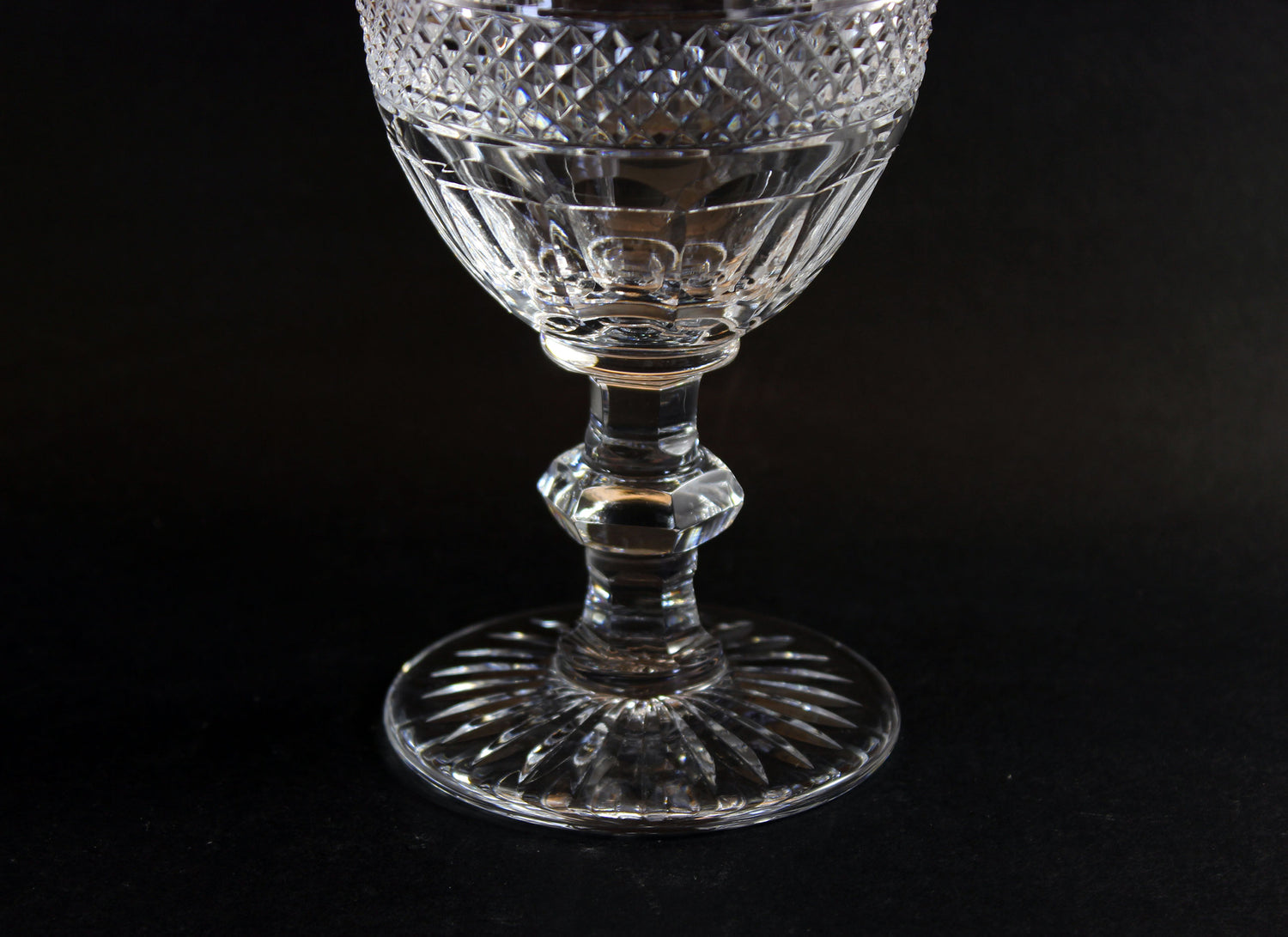 St. Louis Crystal, Trianon Pattern, Water Goblet