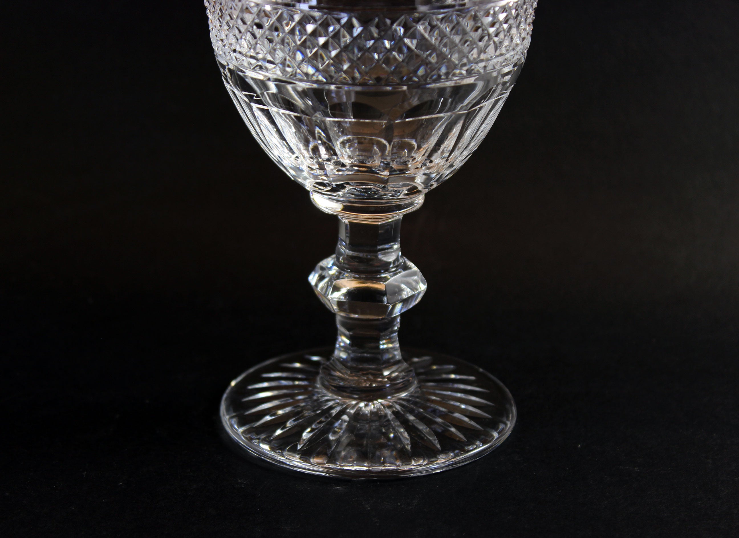 St. Louis Crystal, Trianon Pattern, Water Goblet