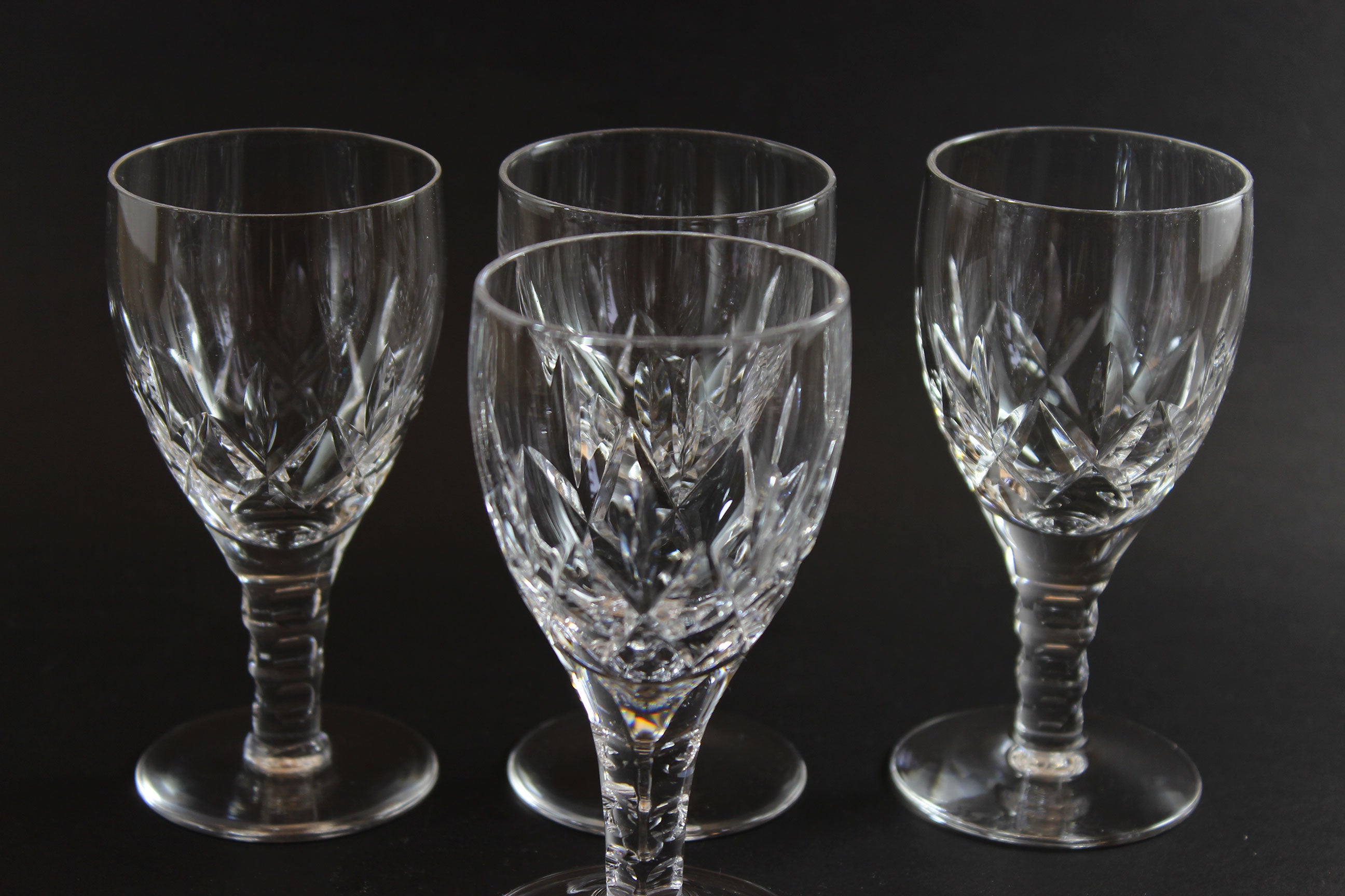 Stuart Crystal, Carlingford Pattern, Sherry Glasses