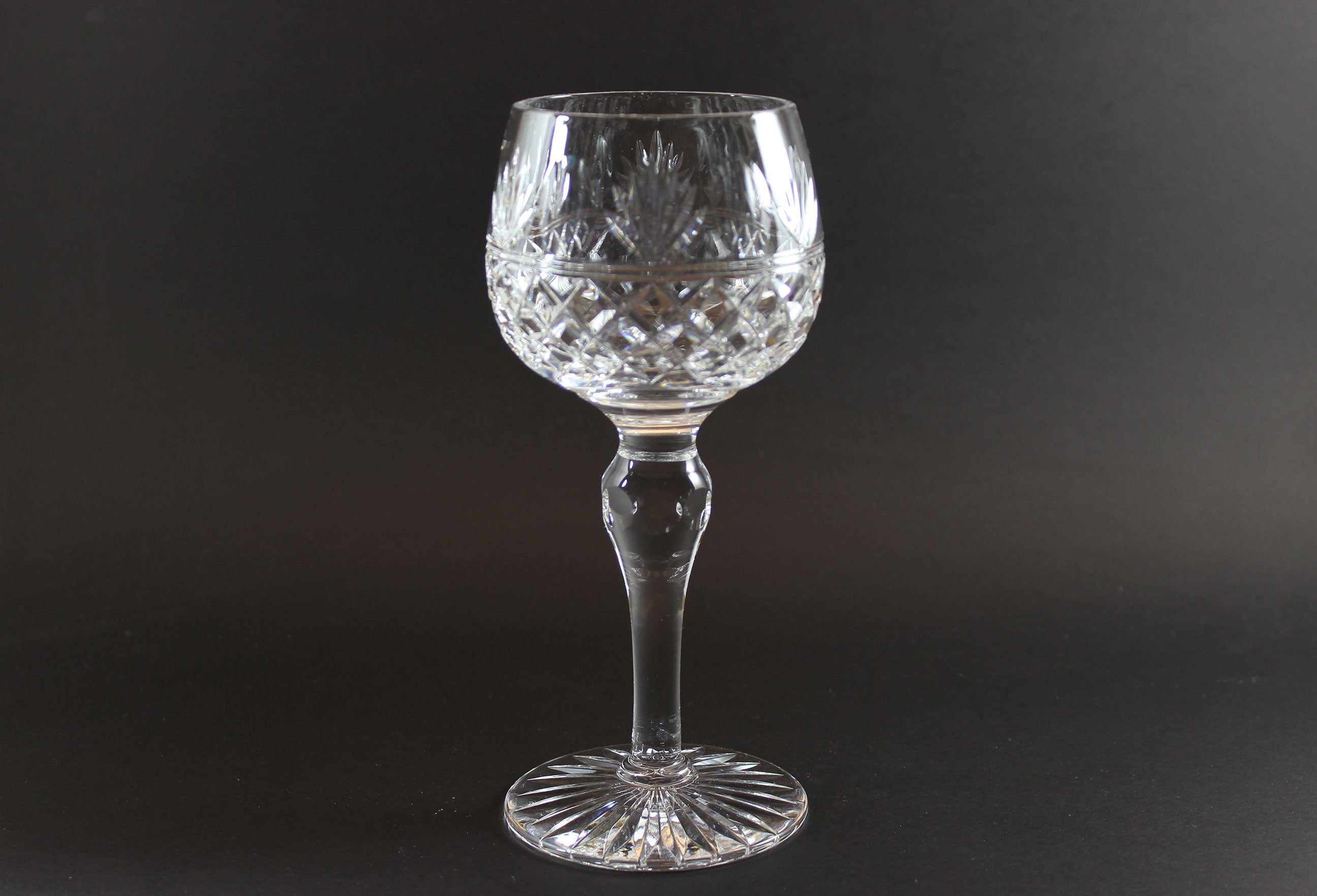 Stuart Crystal, Montrose Pattern, Wine Hock Glasses