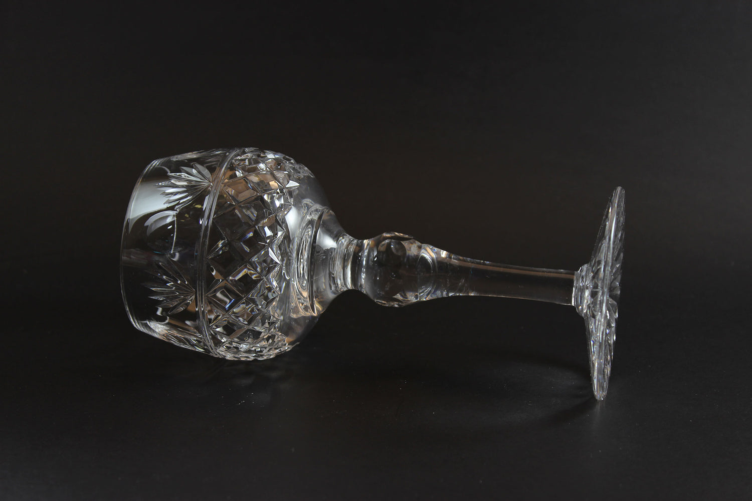 Stuart Crystal, Montrose Pattern, Wine Hock Glasses