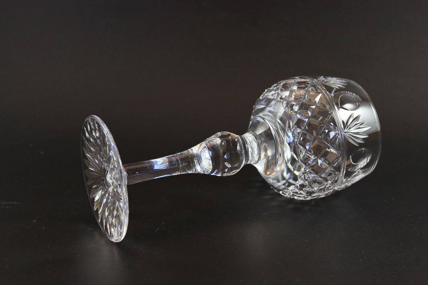 Stuart Crystal, Montrose Pattern, Wine Hock Glasses