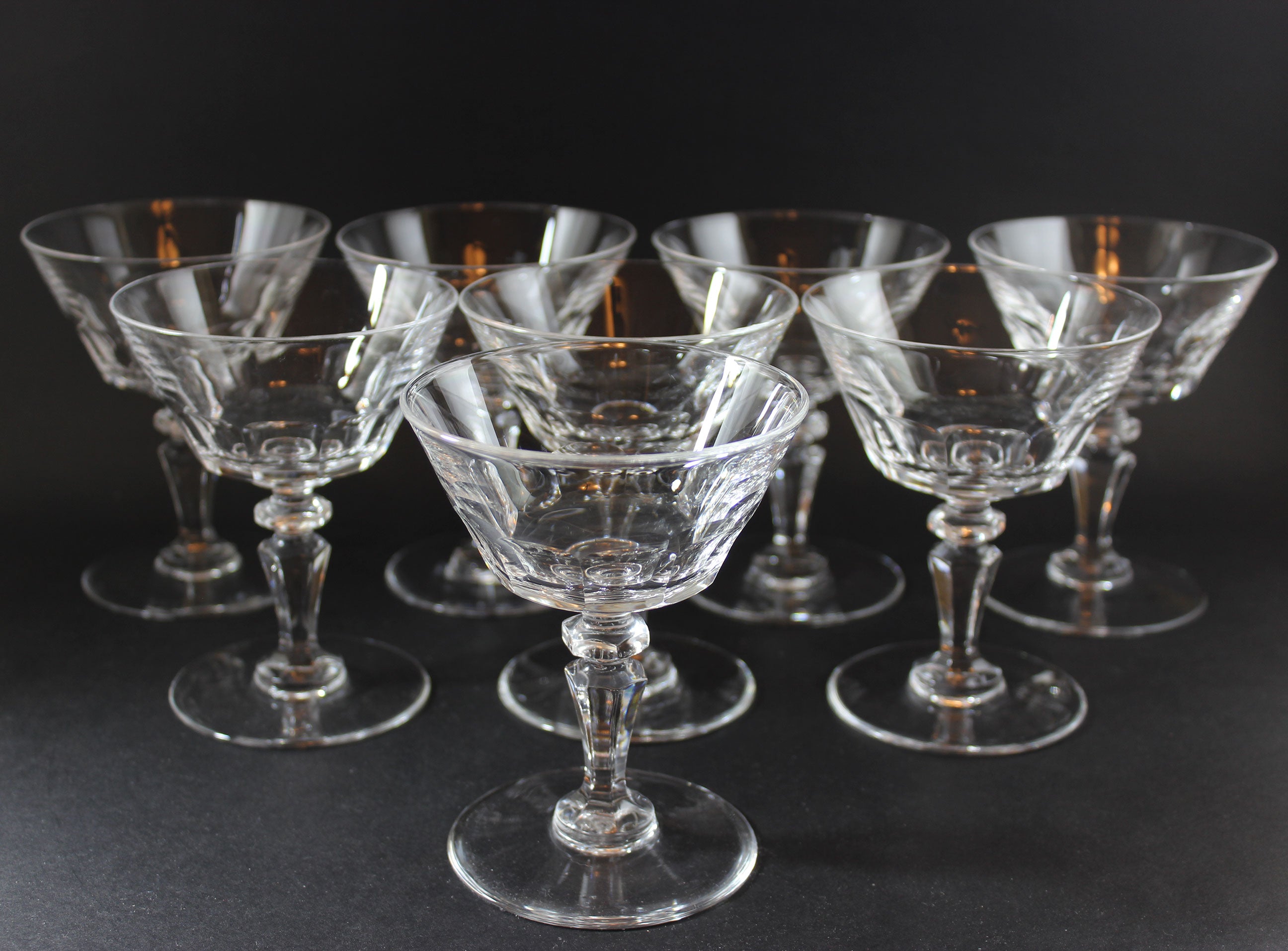 Val Saint Lambert, Tall Dessert or Champagne Coups