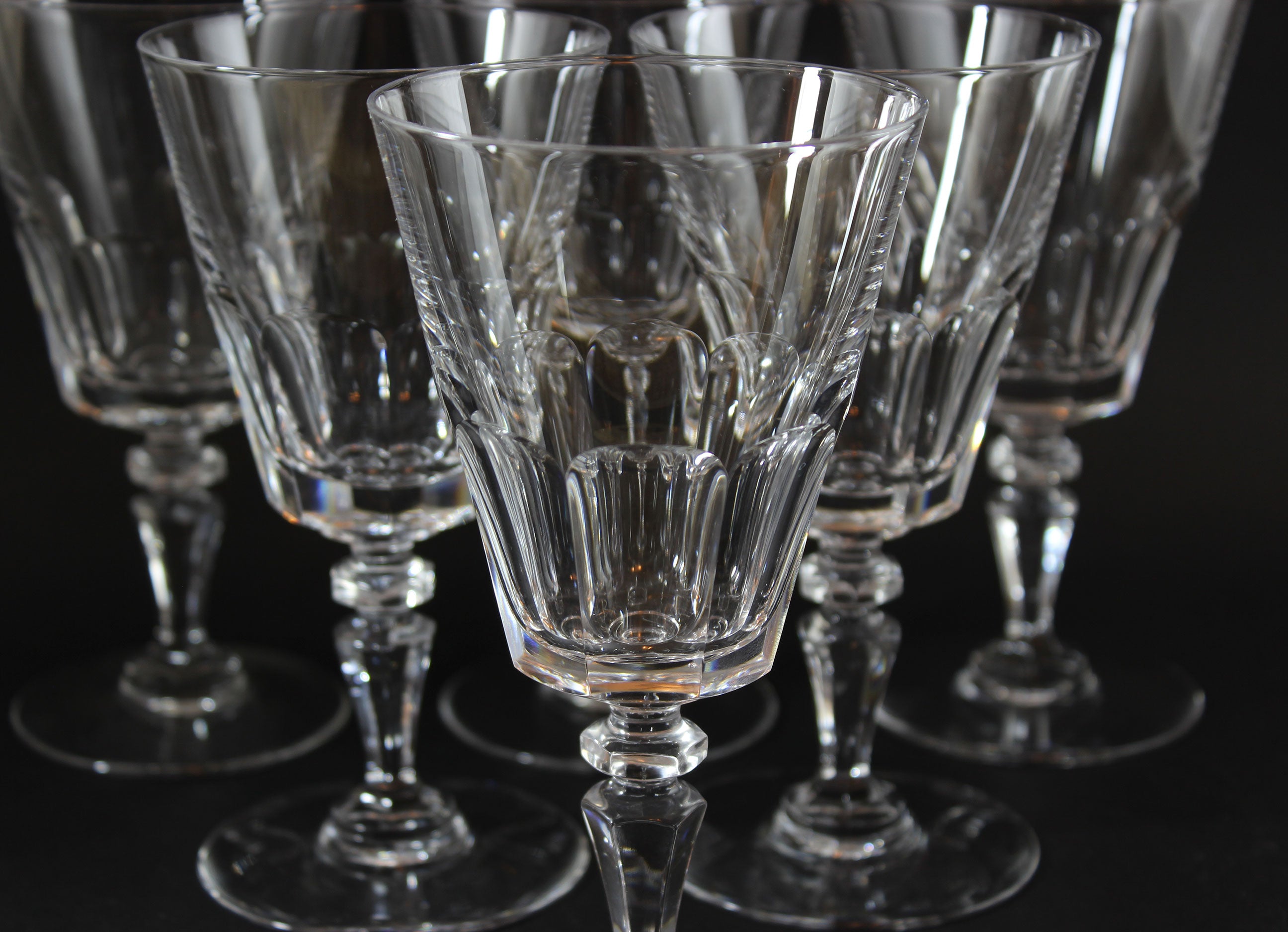 Val Saint Lambert, Water Goblets