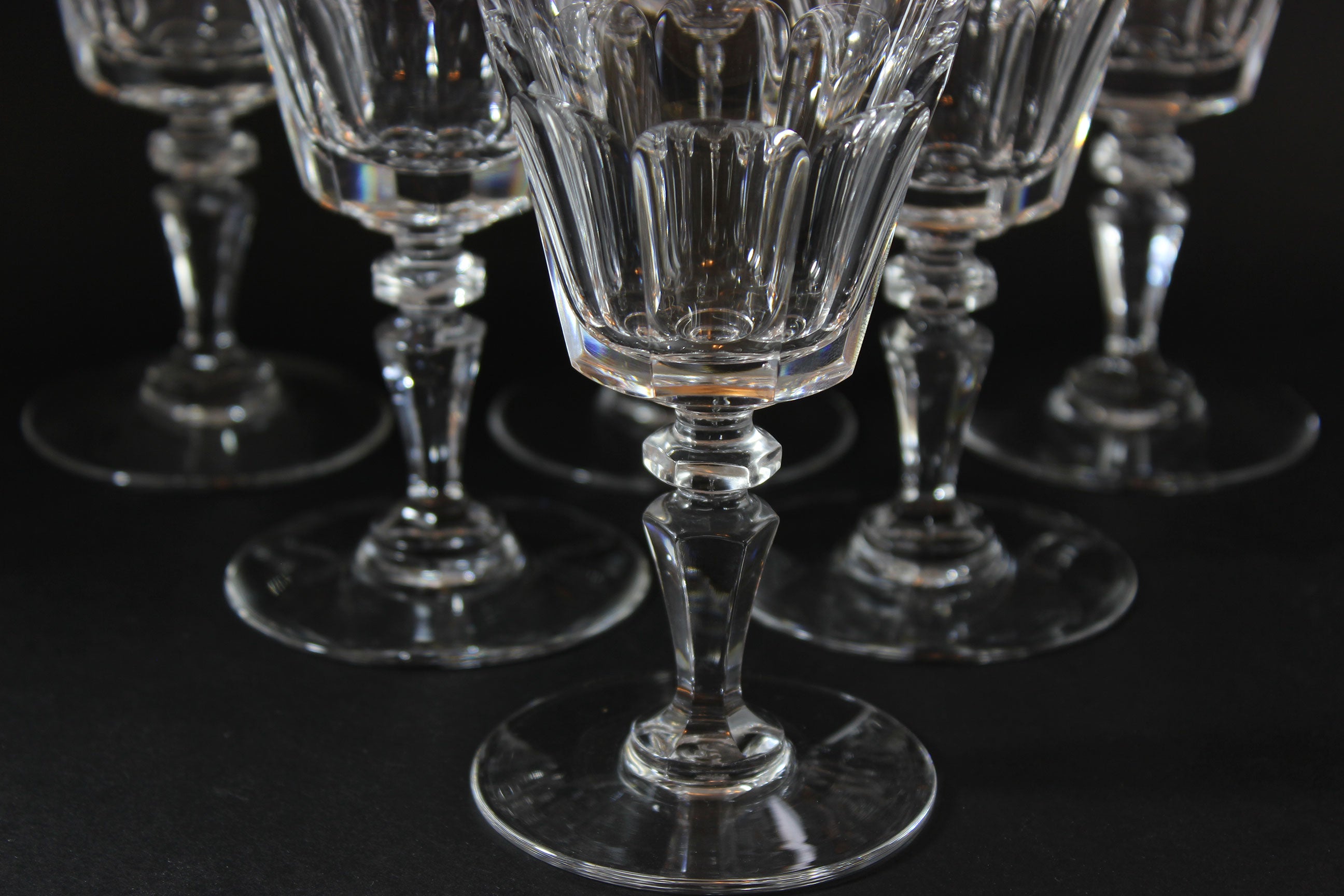 Val Saint Lambert, Water Goblets