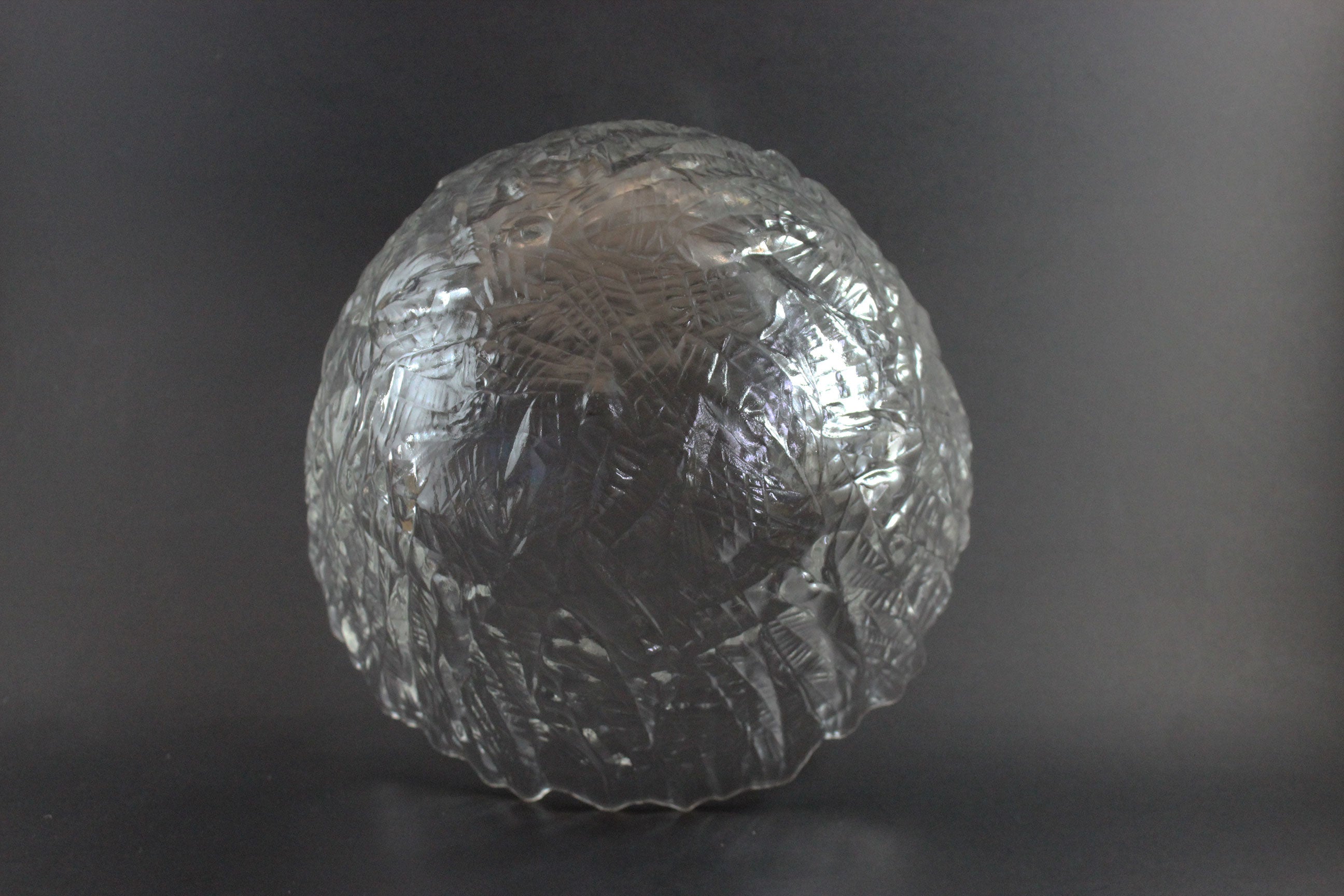 Walther Glas, Large Ice Effect Crystal Bowl
