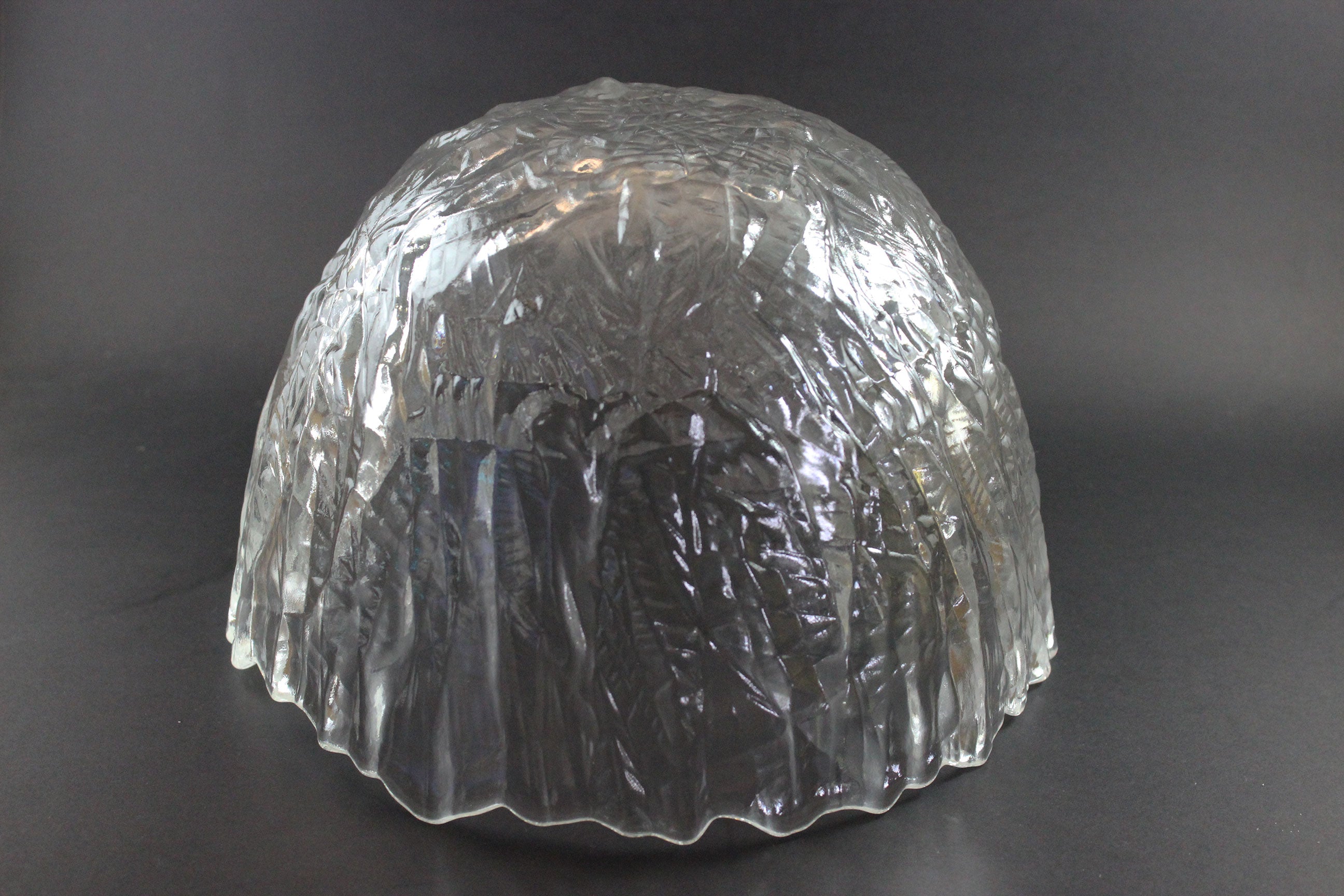 Walther Glas, Large Ice Effect Crystal Bowl
